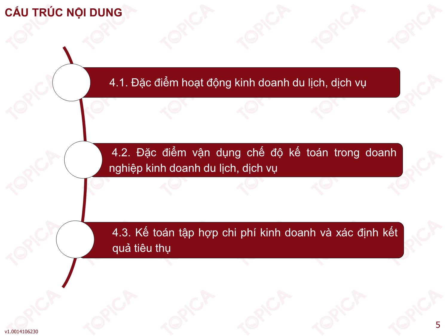 Bài giảng Kiểm toán doanh nghiệp thương mại - Bài 4: Kế toán trong các doanh nghiệp kinh doanh du lịch, dịch vụ - Đoàn Thị Trúc Quỳnh trang 5