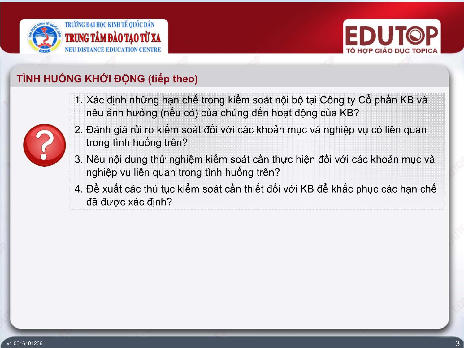 Bài giảng Kiểm toán tài chính - Bài 2: Đánh giá kiểm soát nội bộ - Bùi Thị Minh Hải trang 3