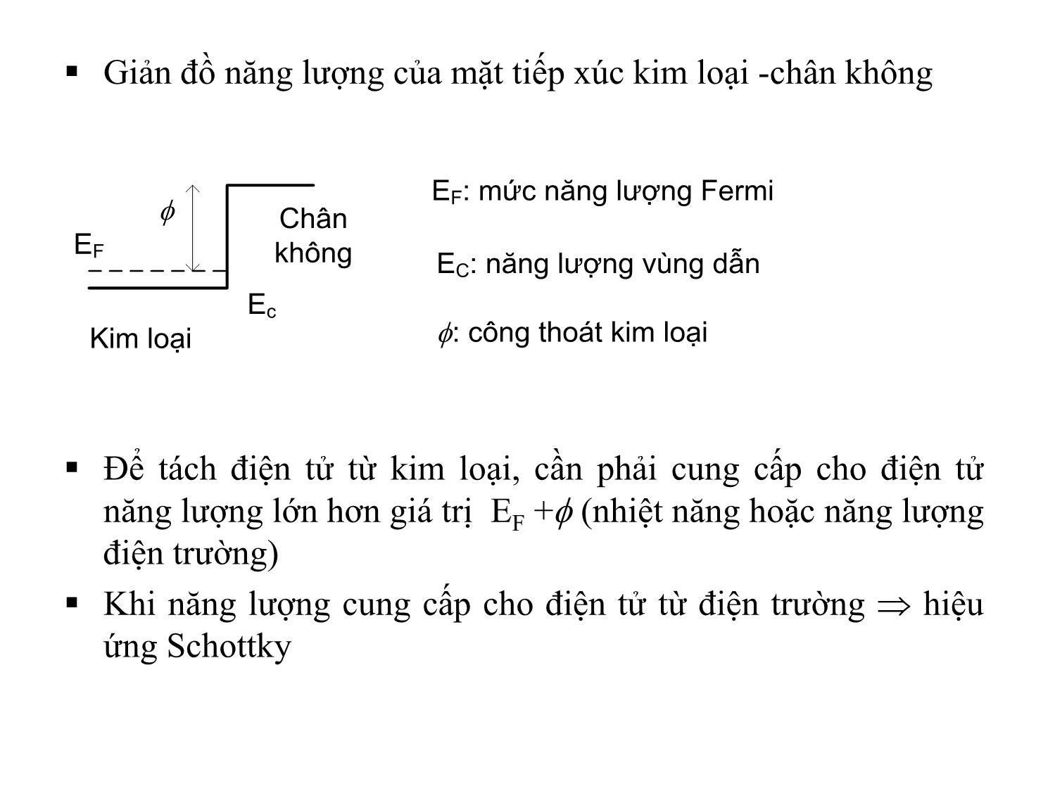 Bài giảng Kỹ thuật cao áp - Chương 5: Phóng điện trong chân không trang 8