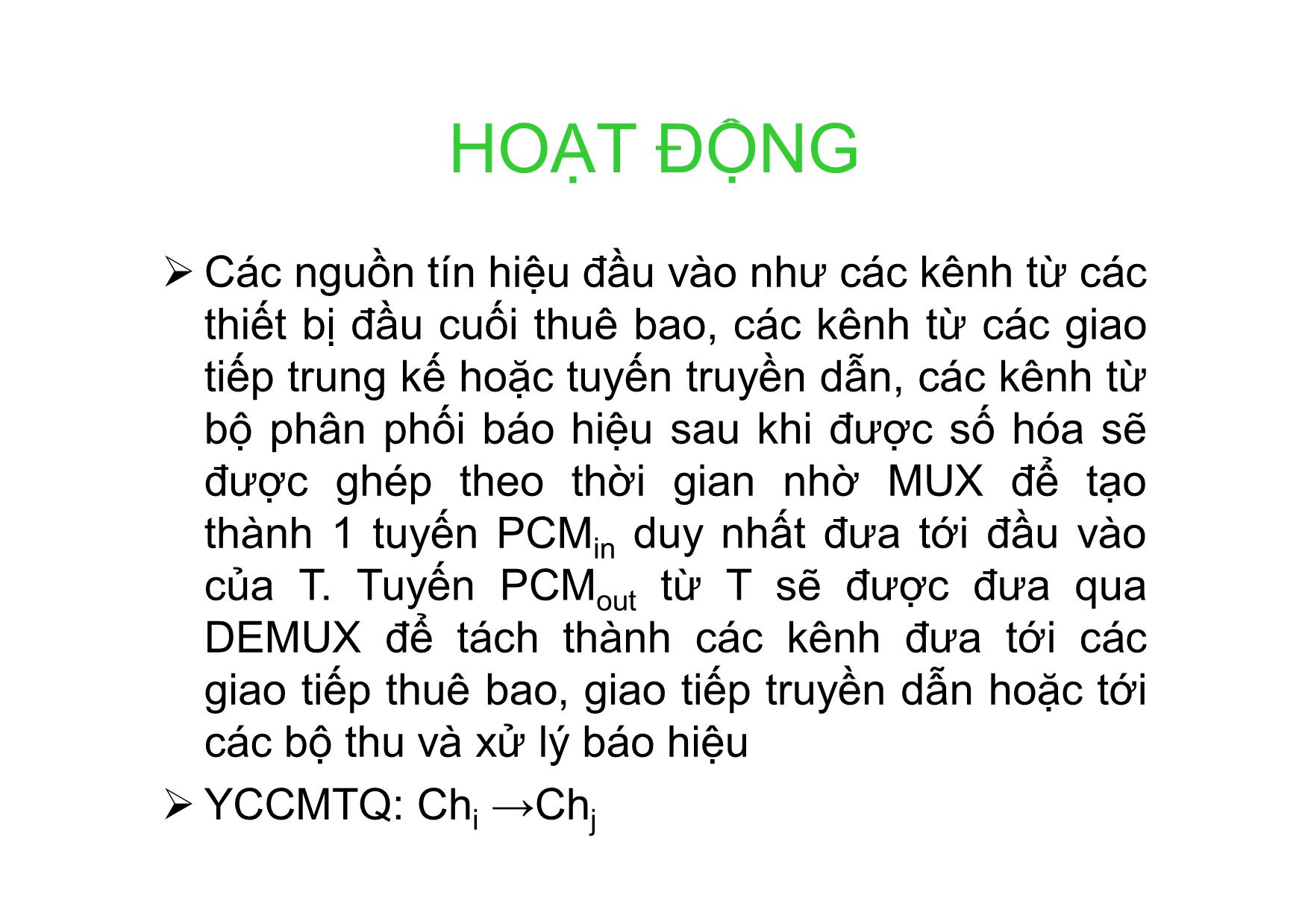 Bài giảng Kỹ thuật chuyên mạch - Chương 4: Các cấu trúc trường chuyển mạch số trang 5