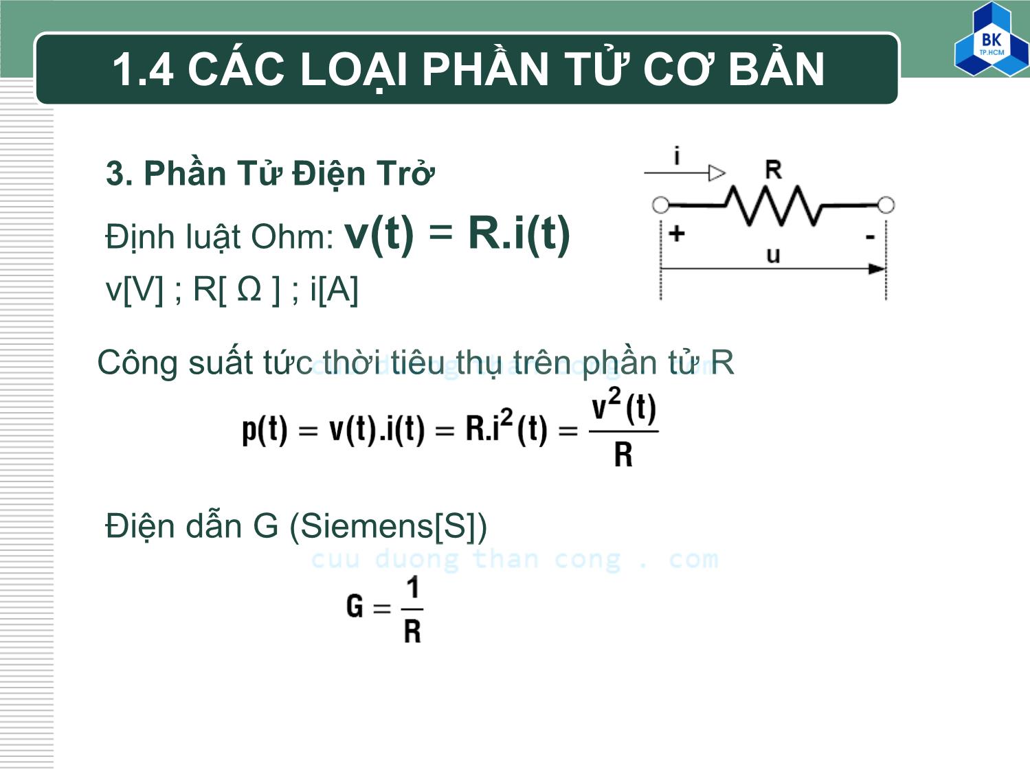 Bài giảng Kỹ thuật điện - Chương 1+2+3 trang 10