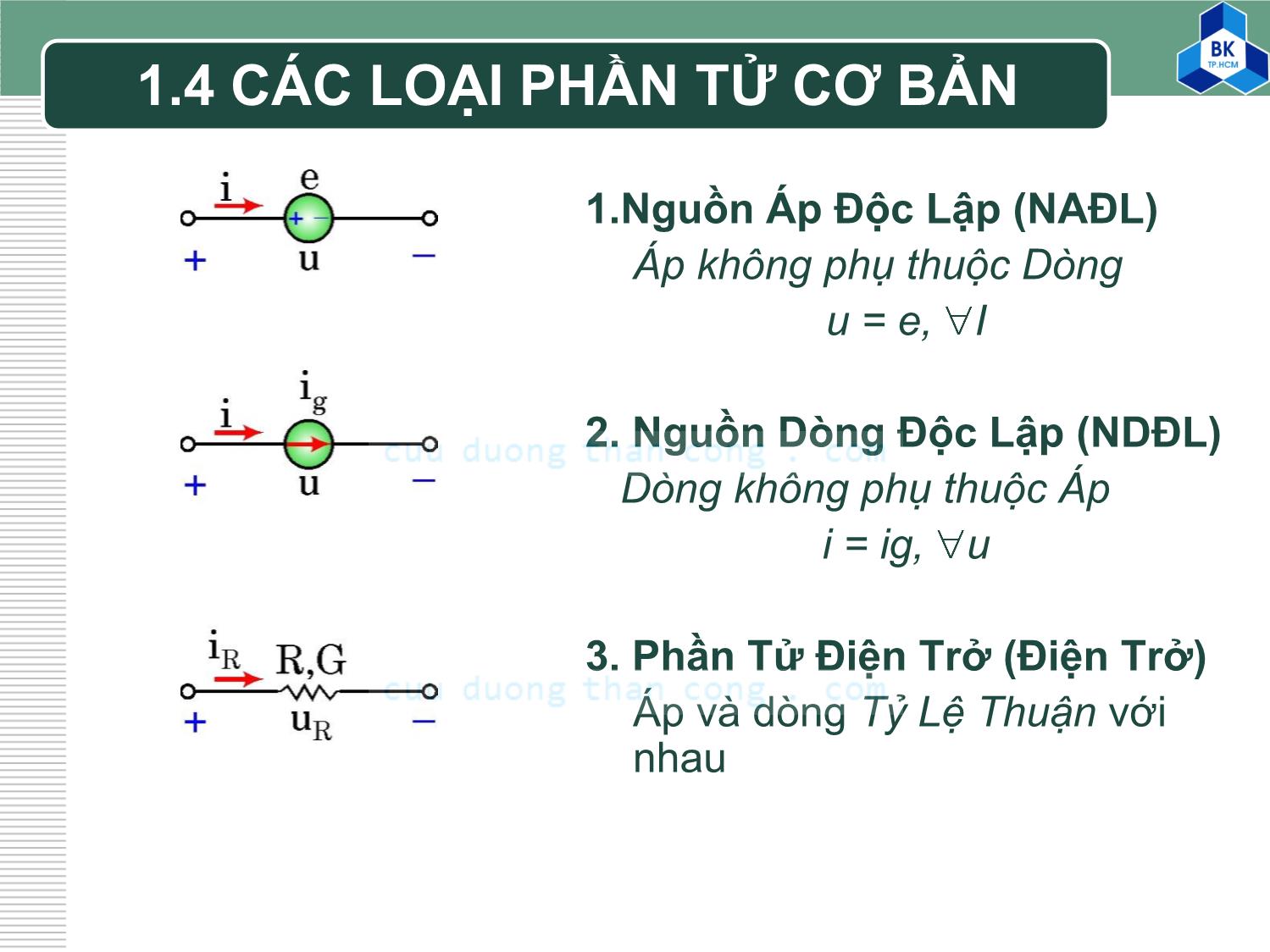 Bài giảng Kỹ thuật điện - Chương 1+2+3 trang 9