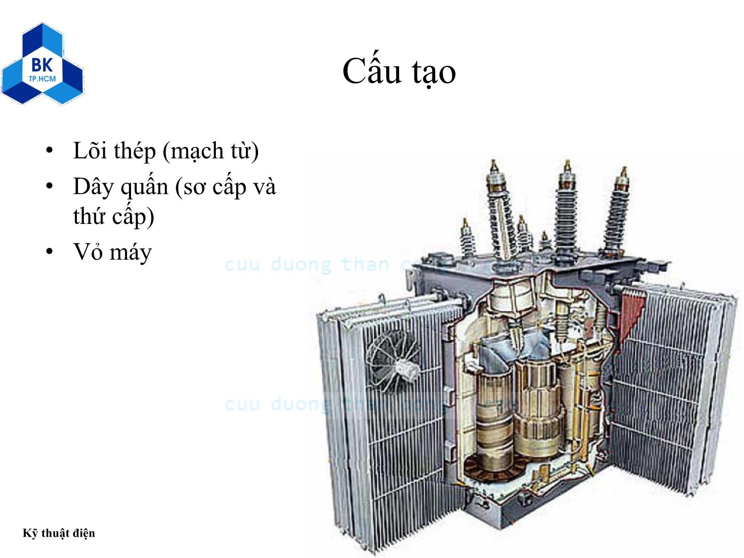 Bài giảng Kỹ thuật điện - Chương 4: Máy biến áp trang 4