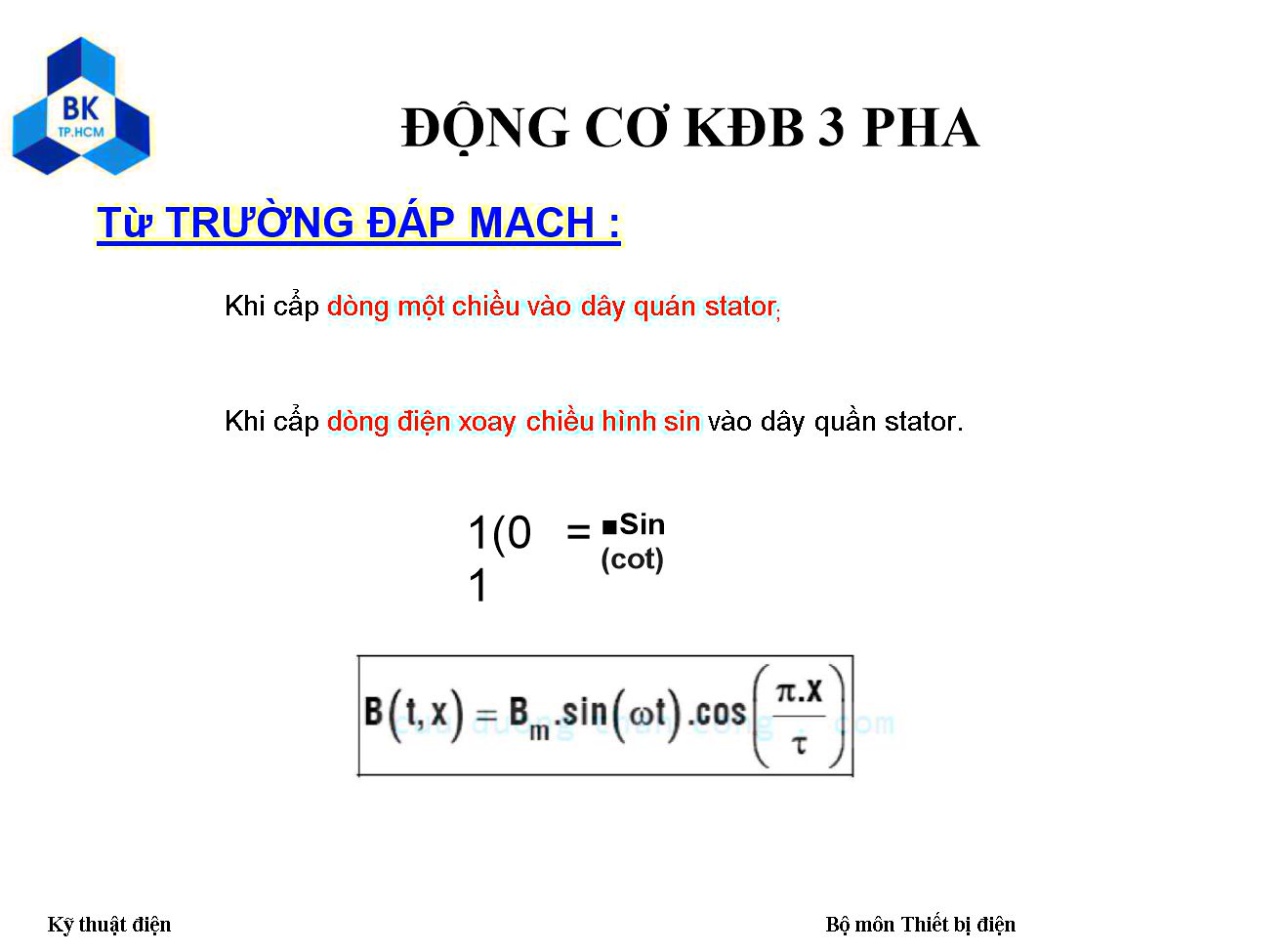 Bài giảng Kỹ thuật điện - Chương 6: Động cơ không đồng bộ trang 7