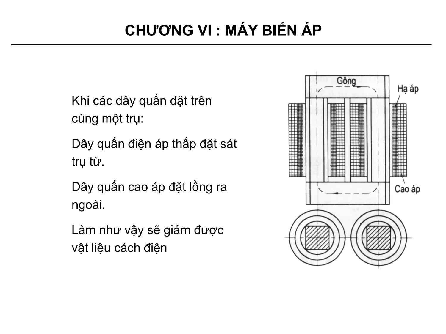 Bài giảng Kỹ thuật điện - Chương 6: Máy biến áp trang 8