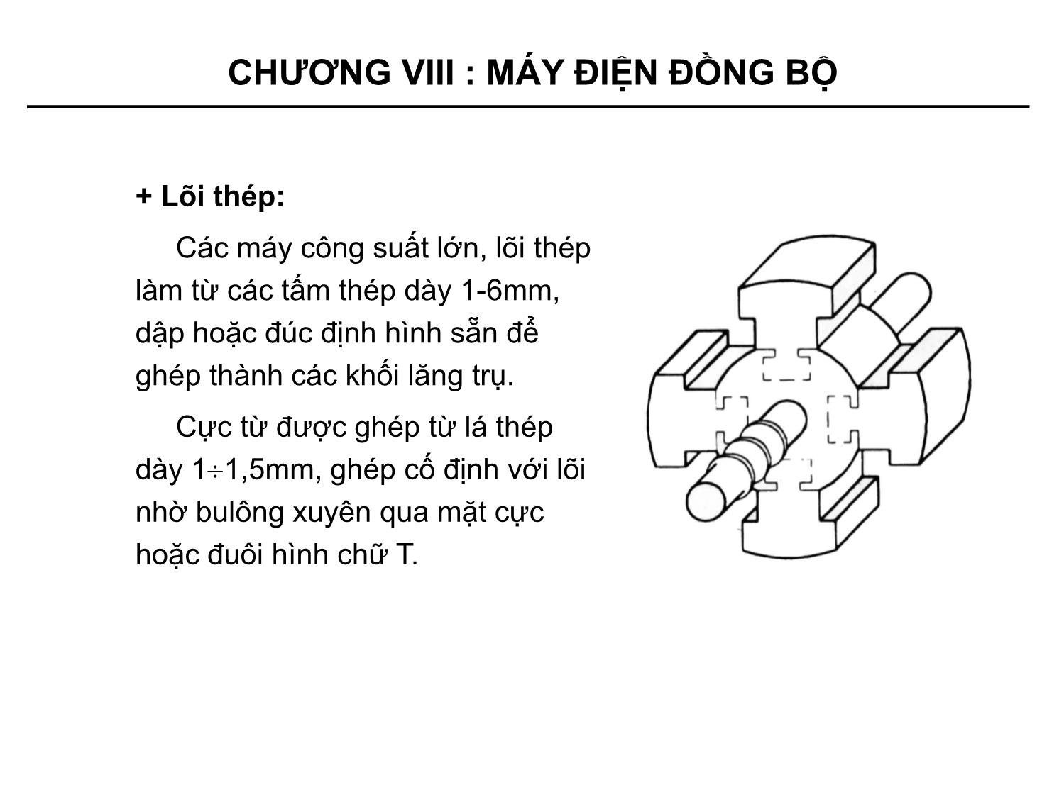 Bài giảng Kỹ thuật điện - Chương 8: Máy điện đồng bộ trang 10