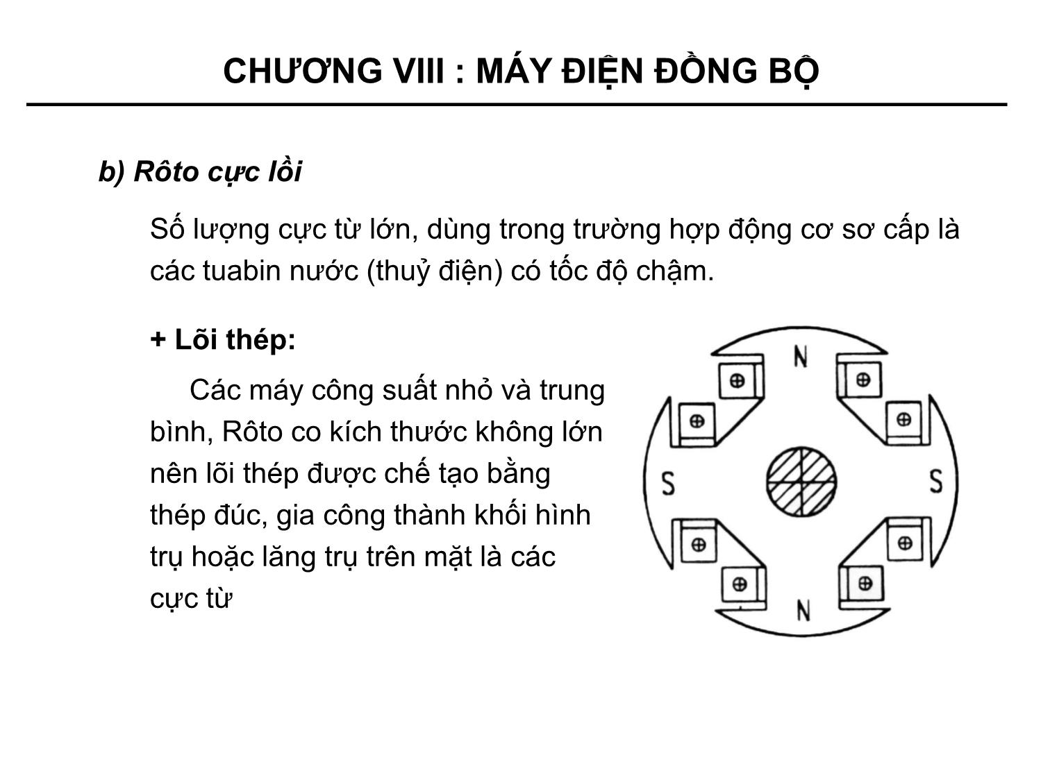 Bài giảng Kỹ thuật điện - Chương 8: Máy điện đồng bộ trang 9