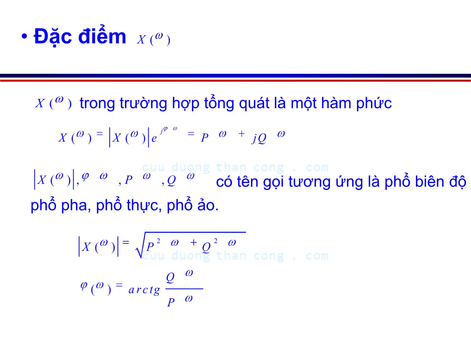 Bài giảng Lý thuyết tín hiệu - Chương 2, Phần 4: Tín hiệu xác định - Võ Thị Thu Sương trang 5