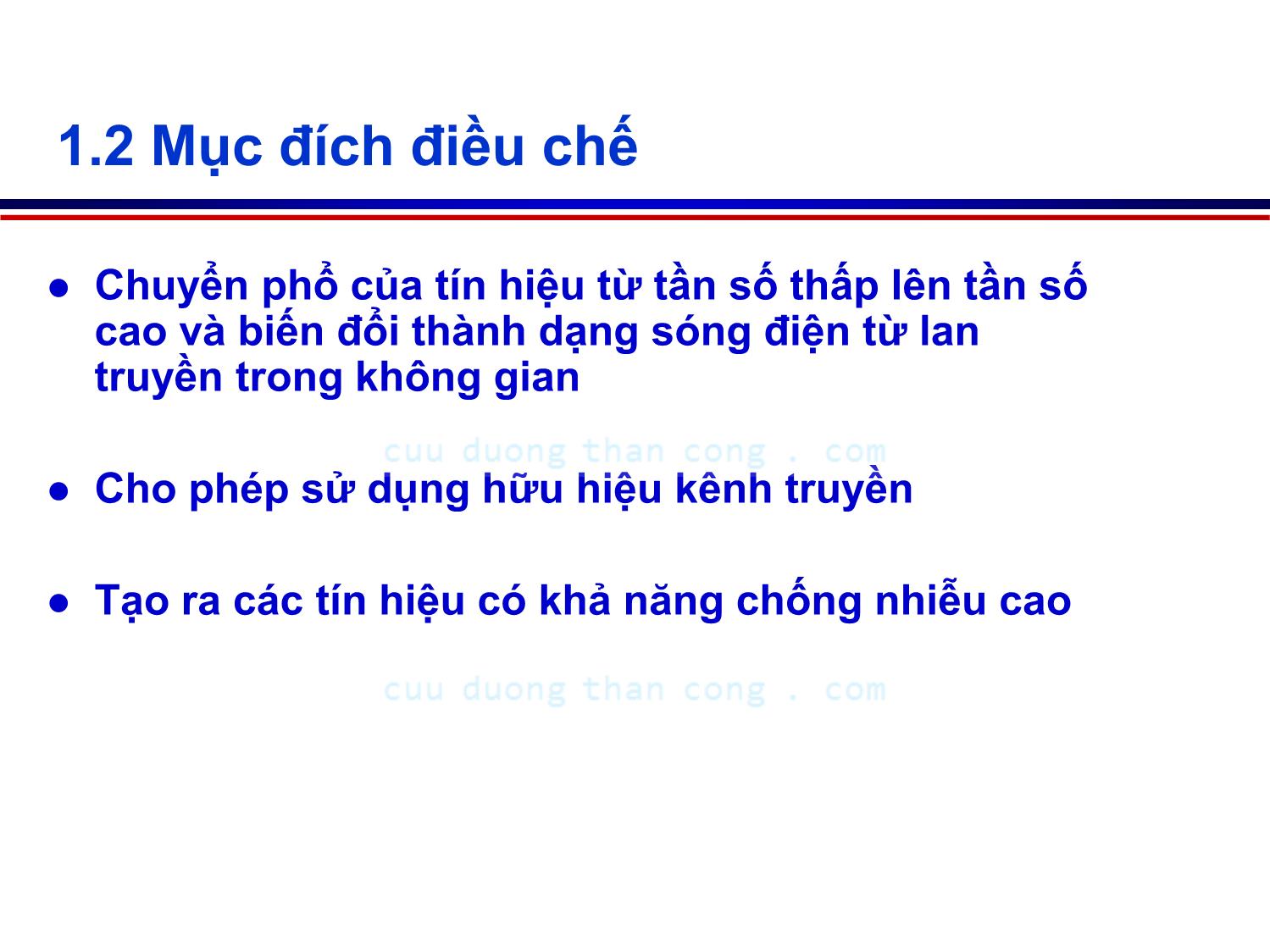 Bài giảng Lý thuyết tín hiệu - Chương 4: Tín hiệu điều chế - Võ Thị Thu Sương trang 5