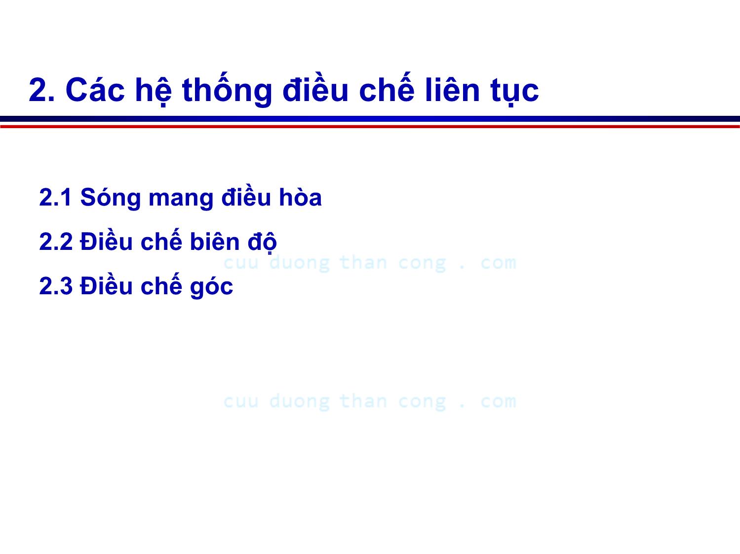 Bài giảng Lý thuyết tín hiệu - Chương 4: Tín hiệu điều chế - Võ Thị Thu Sương trang 9