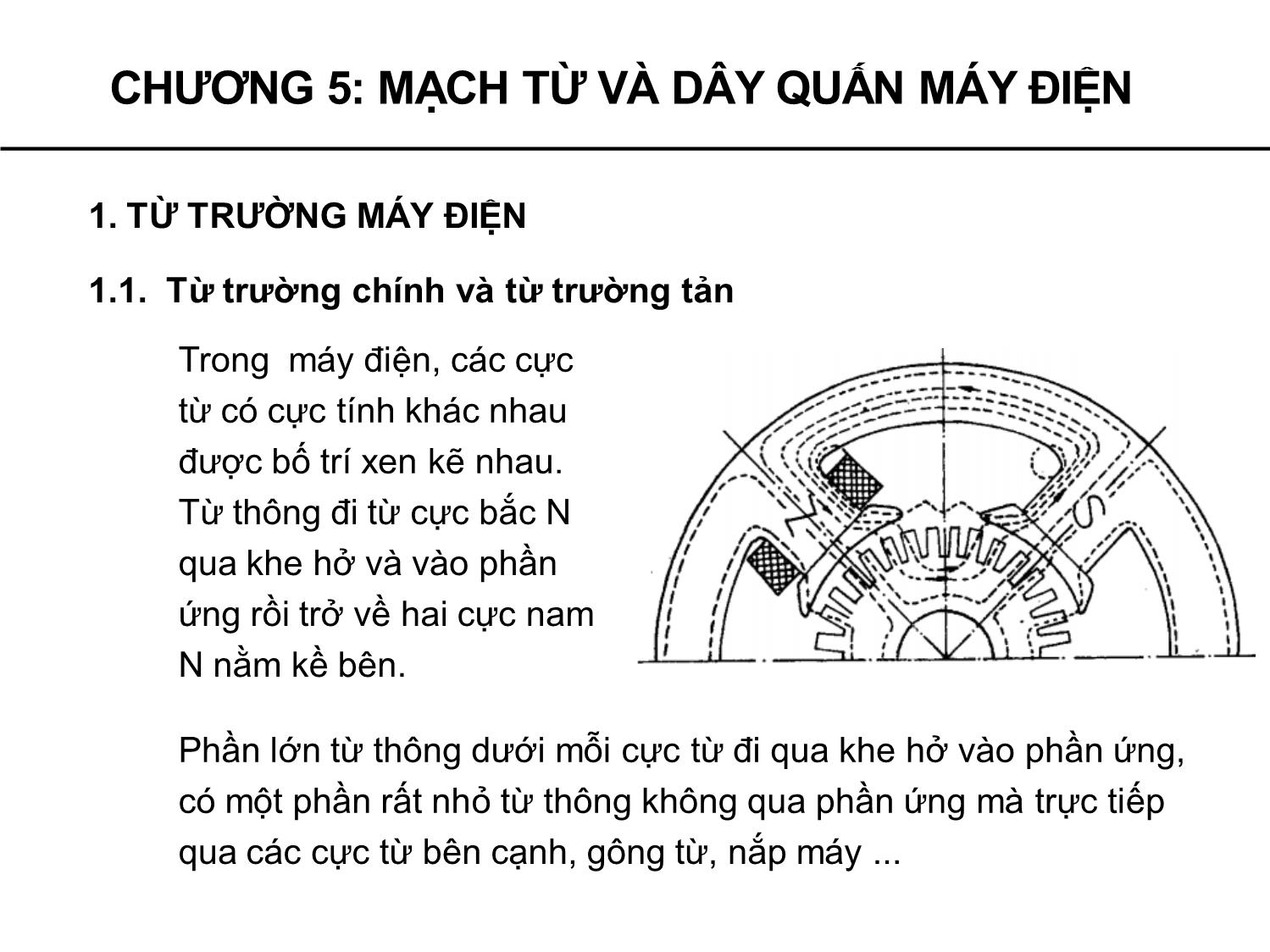 Bài giảng Máy điện - Chương 5: Mạch từ và dây quấn máy điện - Phạm Khánh Tùng trang 2