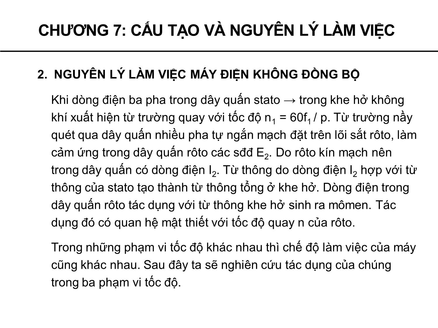 Bài giảng Máy điện - Chương 7: Cấu tạo và nguyên lý làm việc - Phạm Khánh Tùng trang 10