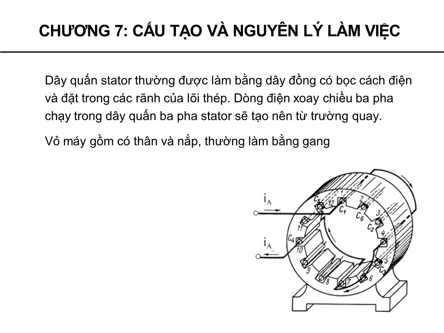 Bài giảng Máy điện - Chương 7: Cấu tạo và nguyên lý làm việc - Phạm Khánh Tùng trang 6