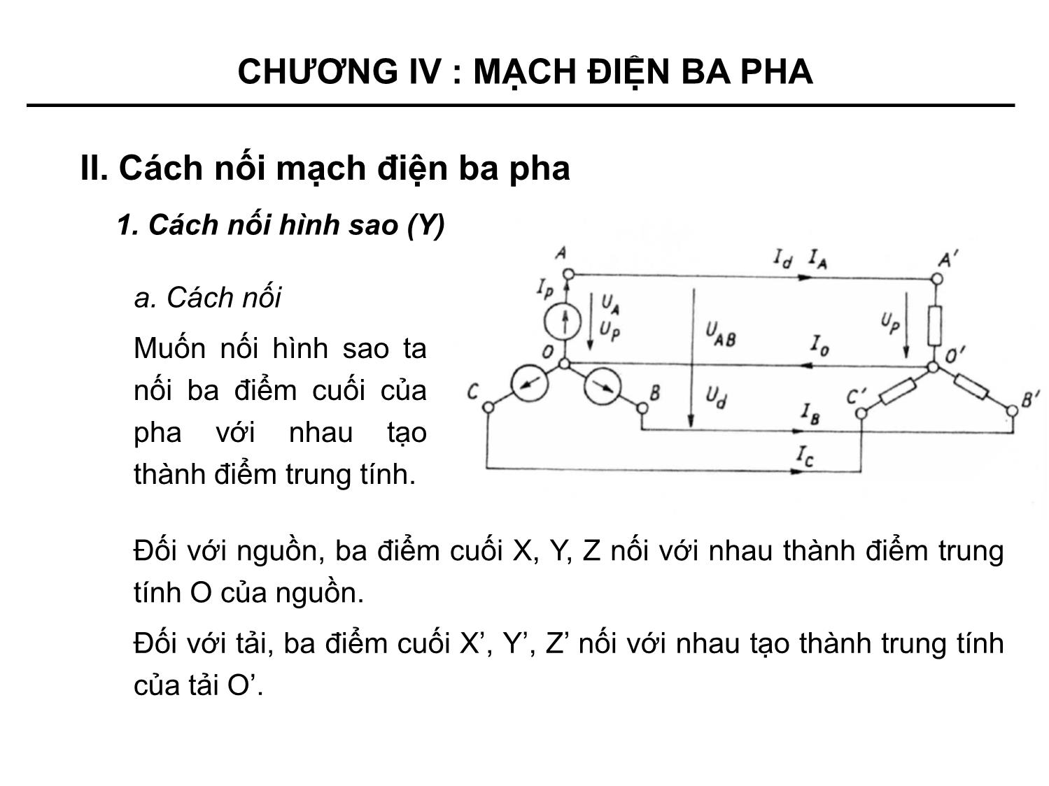 Bài giảng môn Kỹ thuật điện - Chương 4: Mạch điện ba pha trang 8