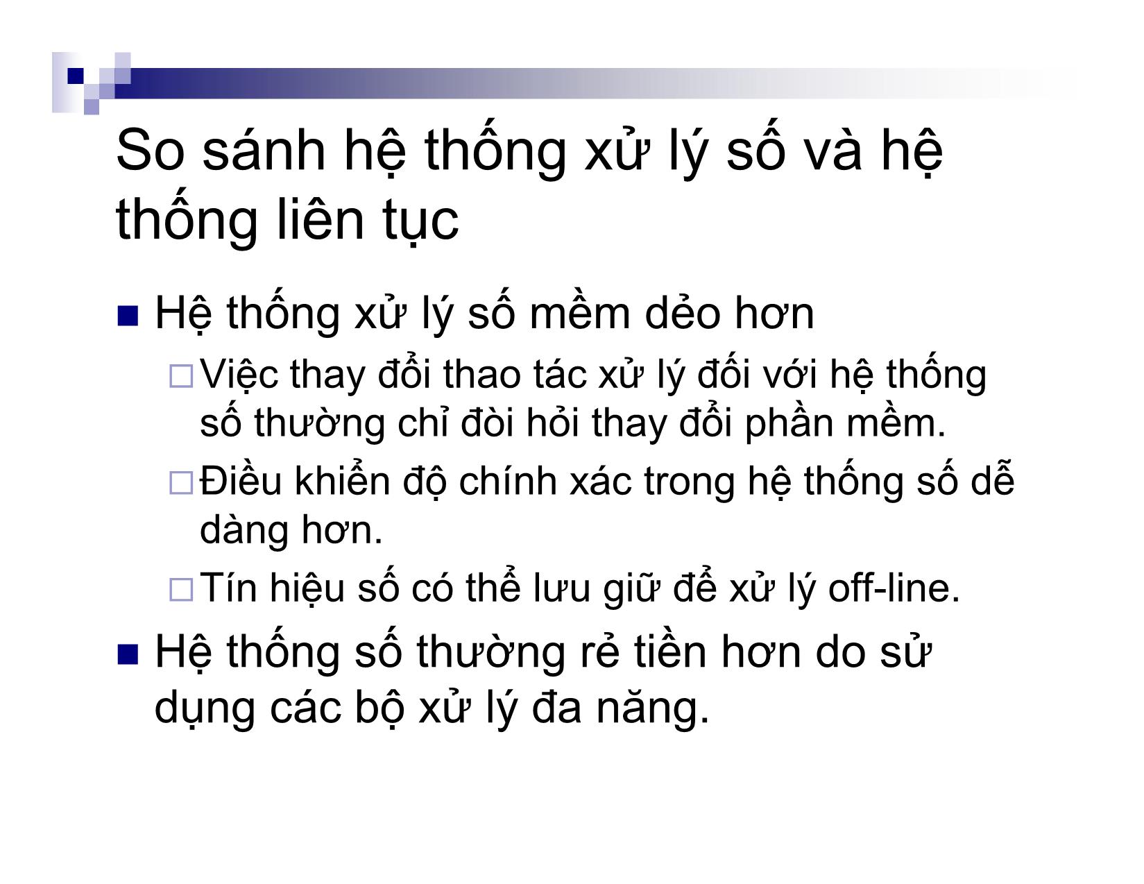 Bài giảng môn Xử lý tín hiệu số - Chương 1: Tín hiệu và hệ thống trang 10