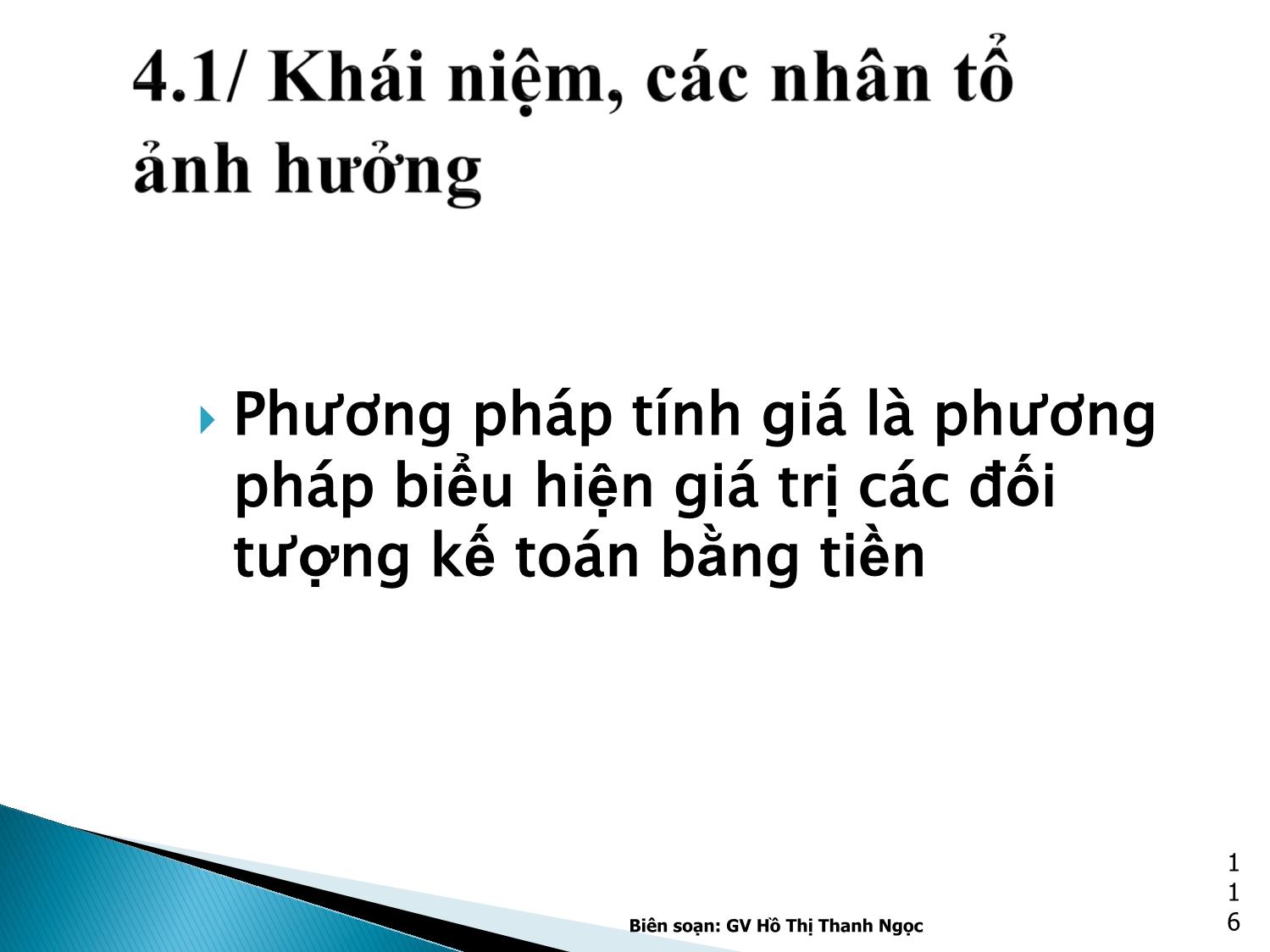 Bài giảng Nguyên lý kế toán - Chương 4: Phương pháp Tính giá - Hồ Thị Thanh Ngọc trang 3