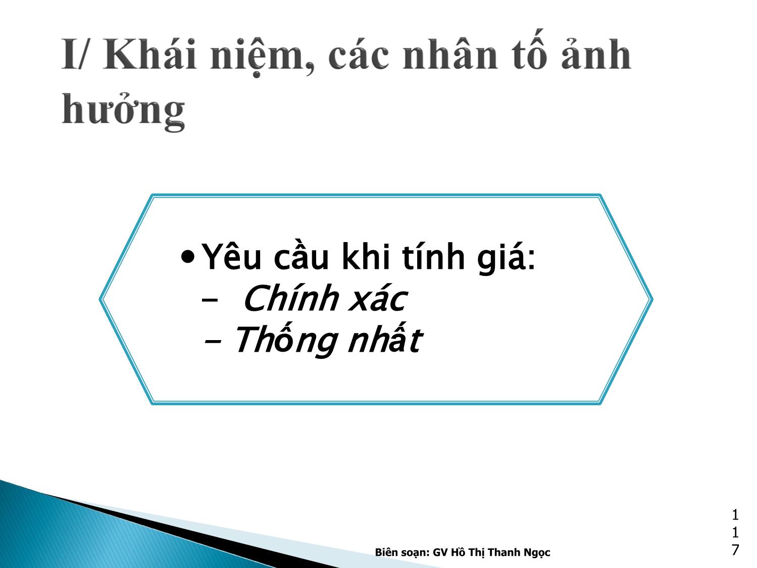 Bài giảng Nguyên lý kế toán - Chương 4: Phương pháp Tính giá - Hồ Thị Thanh Ngọc trang 4