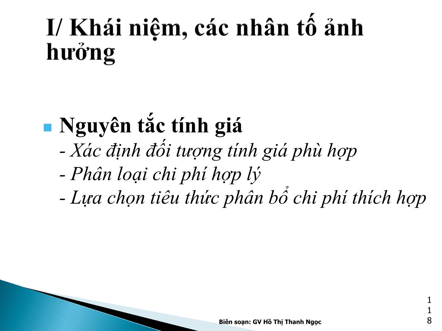 Bài giảng Nguyên lý kế toán - Chương 4: Phương pháp Tính giá - Hồ Thị Thanh Ngọc trang 5