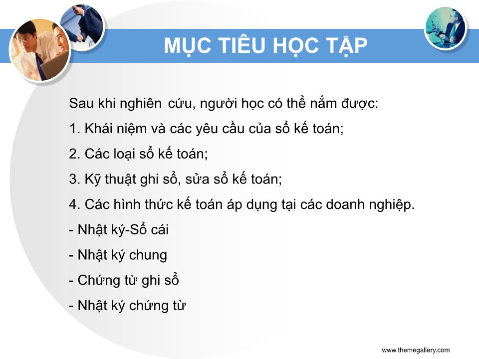 Bài giảng Nguyên lý kế toán - Chương 7: Sổ kế toán & các hình thức kế toán trang 2