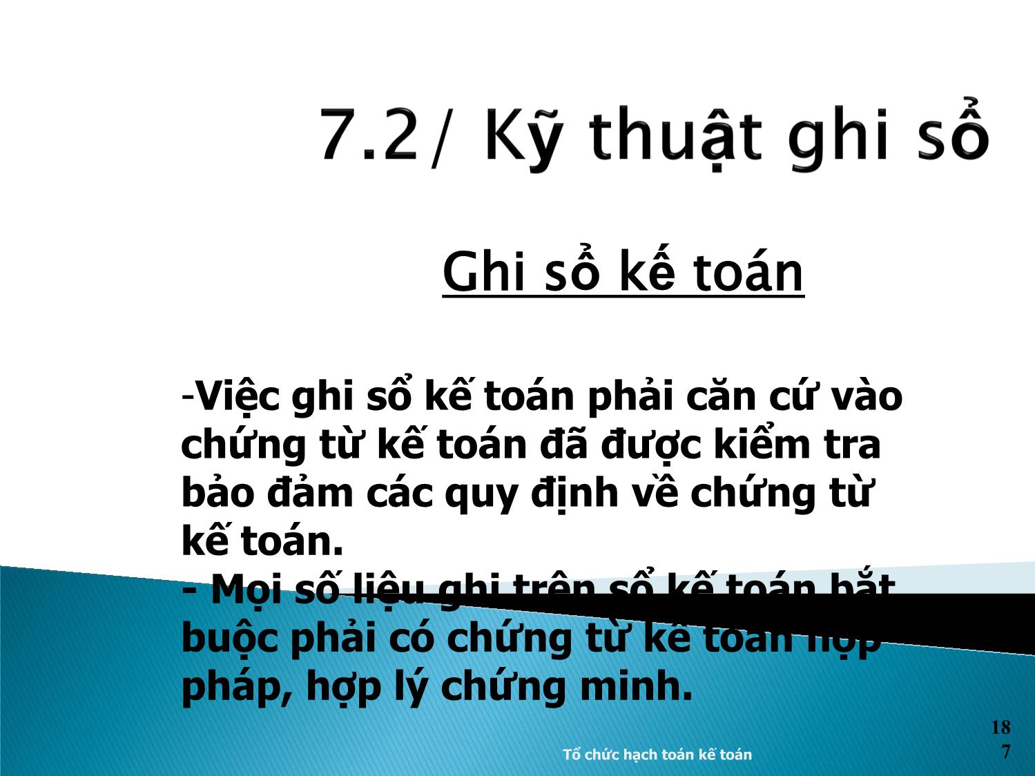 Bài giảng Nguyên lý kế toán - Chương 7: Số sách kế toán - Hồ Thị Thanh Ngọc trang 9