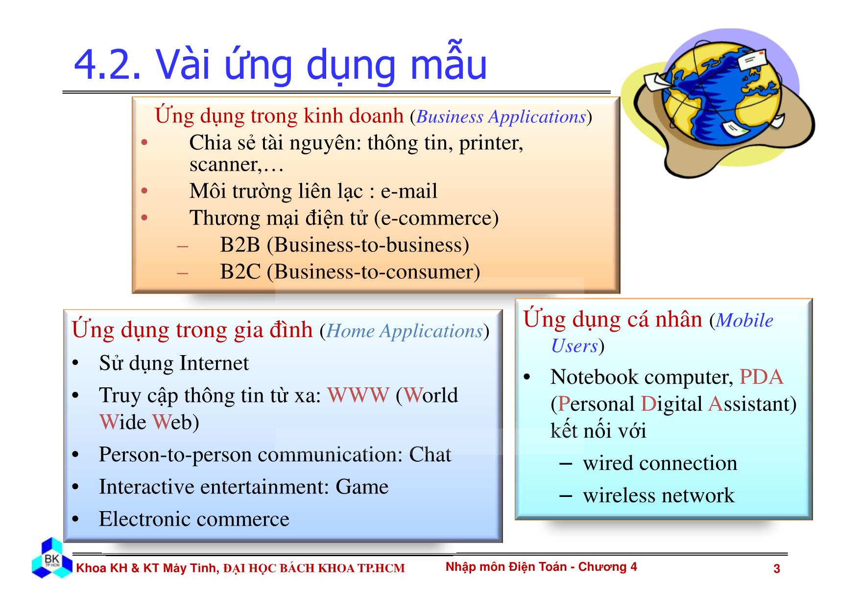 Bài giảng Nhập môn điện toán - Chương 4: Mạng máy tính trang 3