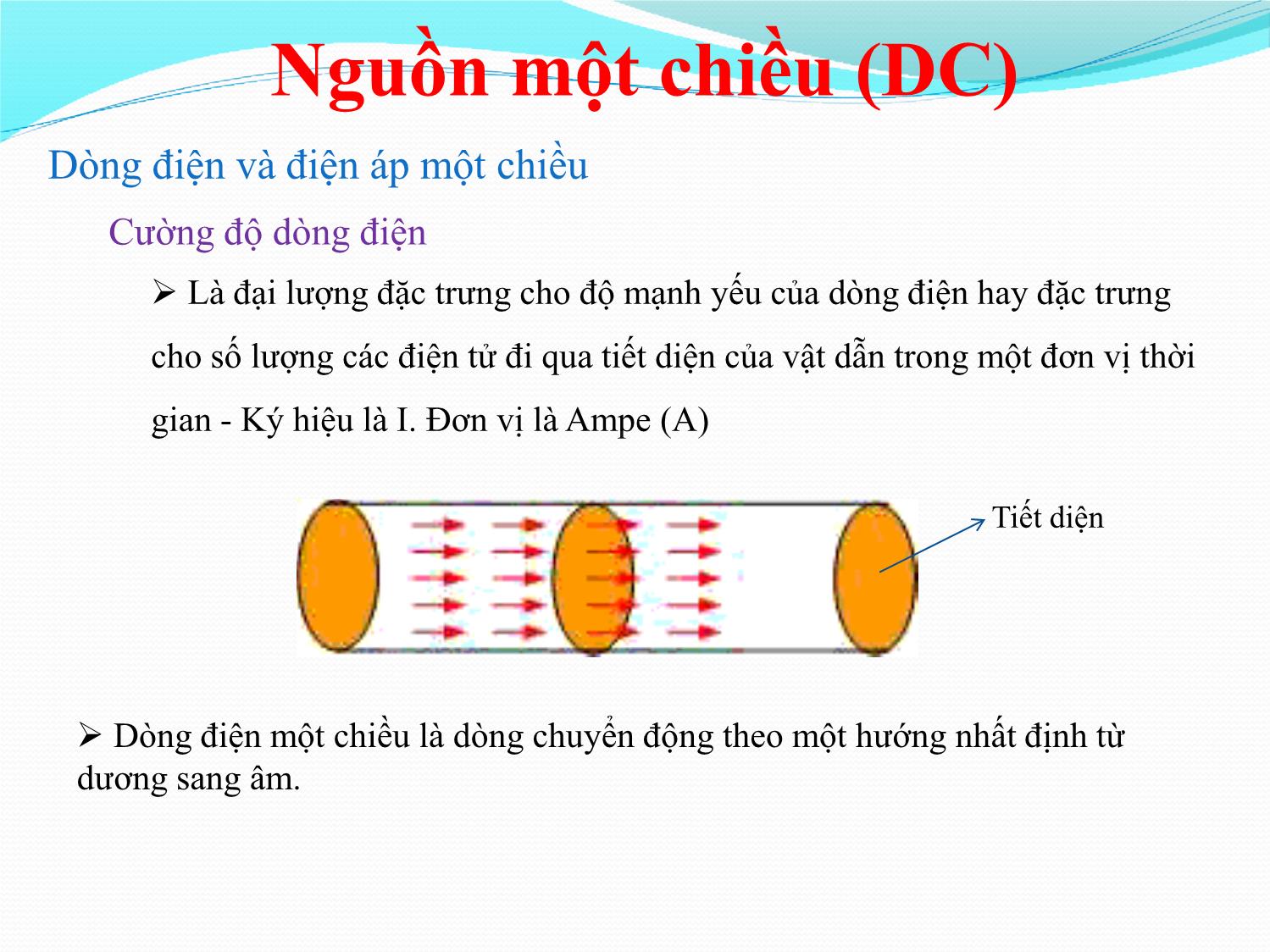 Bài giảng Nhập môn điện tử - Chương 1: Nguồn một chiều trang 4