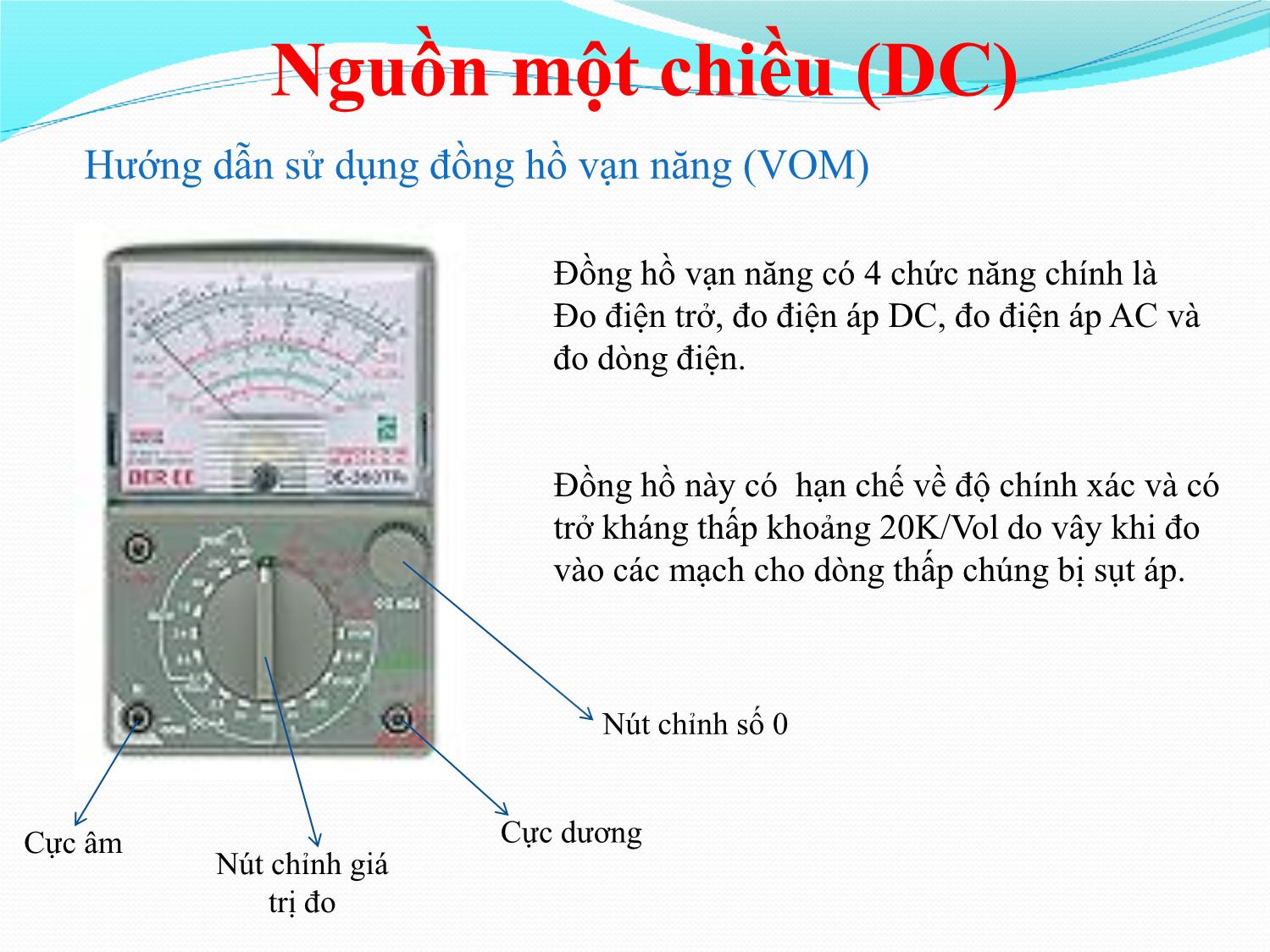 Bài giảng Nhập môn điện tử - Chương 1: Nguồn một chiều trang 8