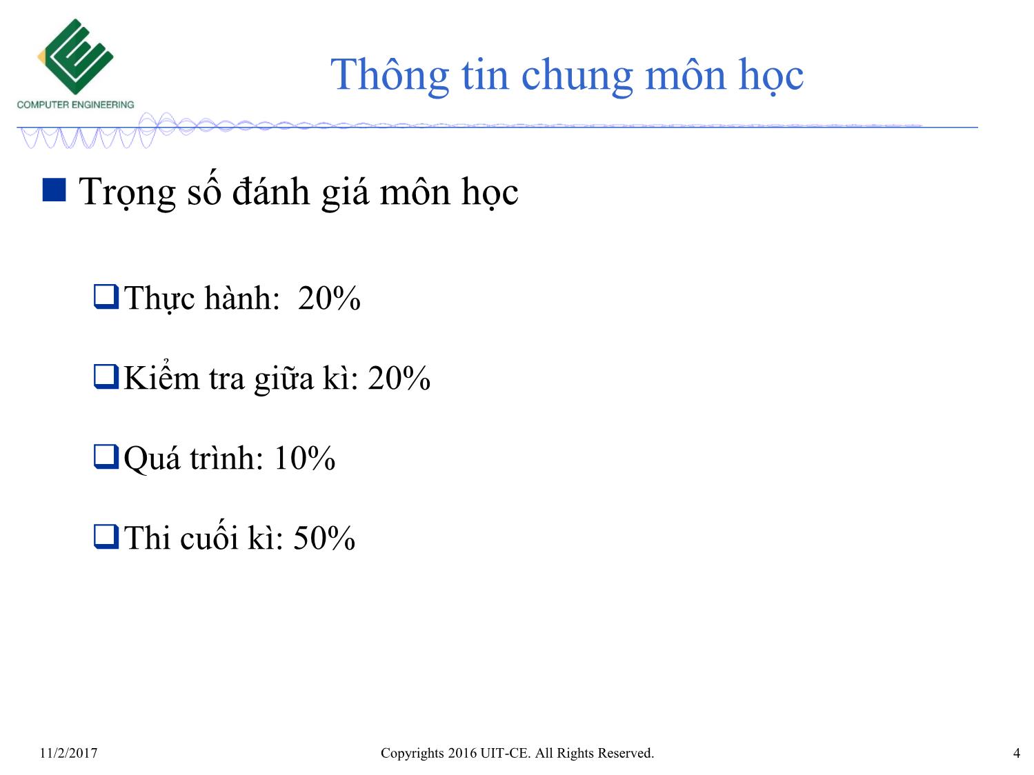 Bài giảng Nhập môn mạch số - Chương 1: Giới thiệu trang 4