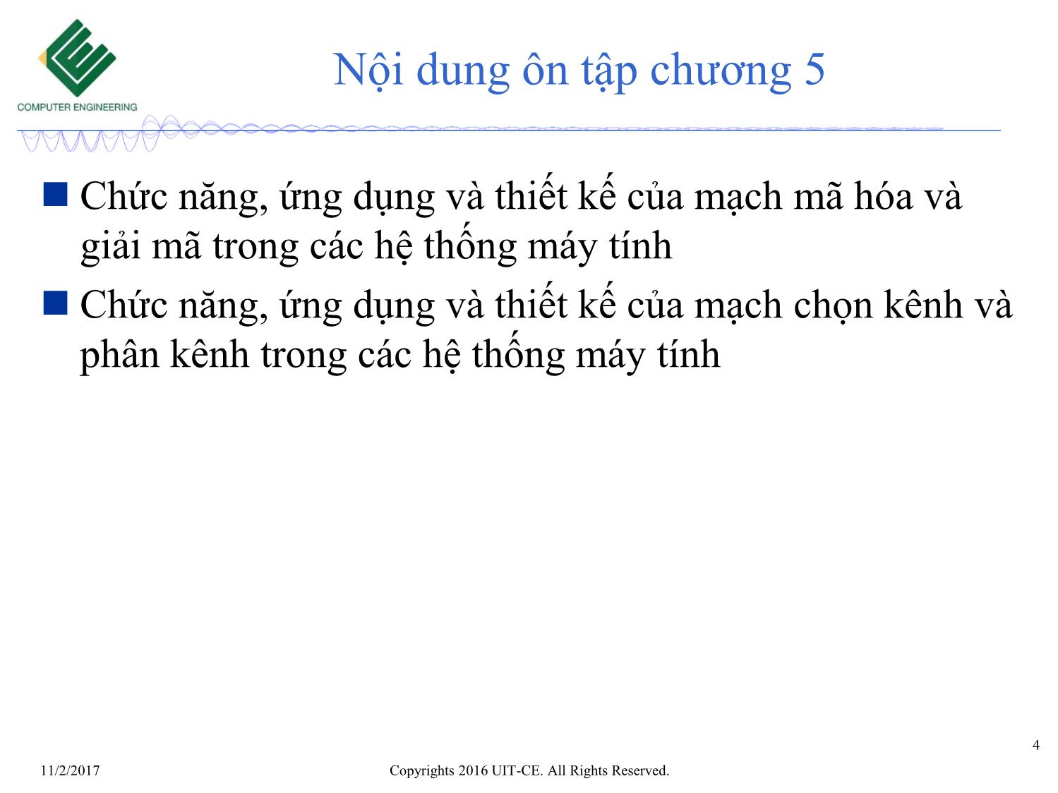 Bài giảng Nhập môn mạch số - Ôn tập chương 5+6 trang 4