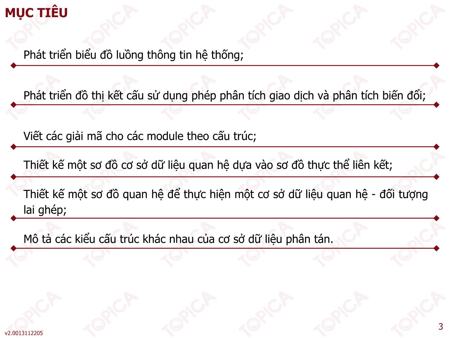 Bài giảng Phân tích thiết kế hệ thống thông tin - Bài 5: Các kỹ thuật thiết kế cơ bản - Thạc Bình Cường trang 3