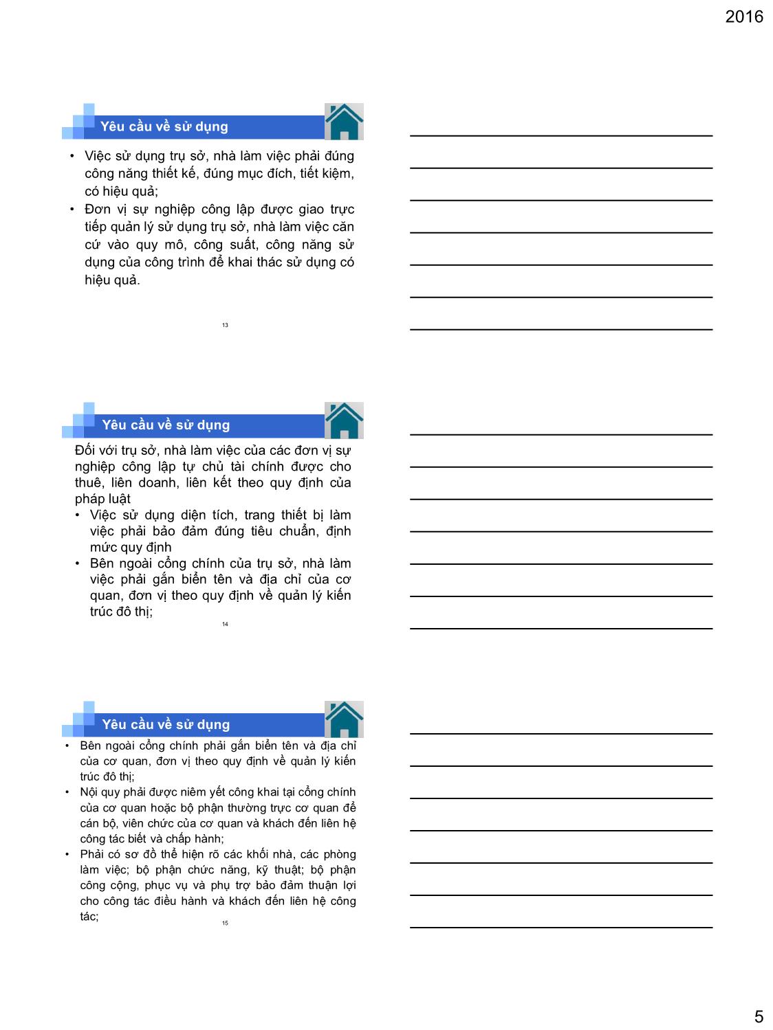 Bài giảng Quản lý đơn vị hành chính sự nghiệp - Chương 4: Quản lý, sử dụng tài sản công - Trần Thị Vinh trang 5