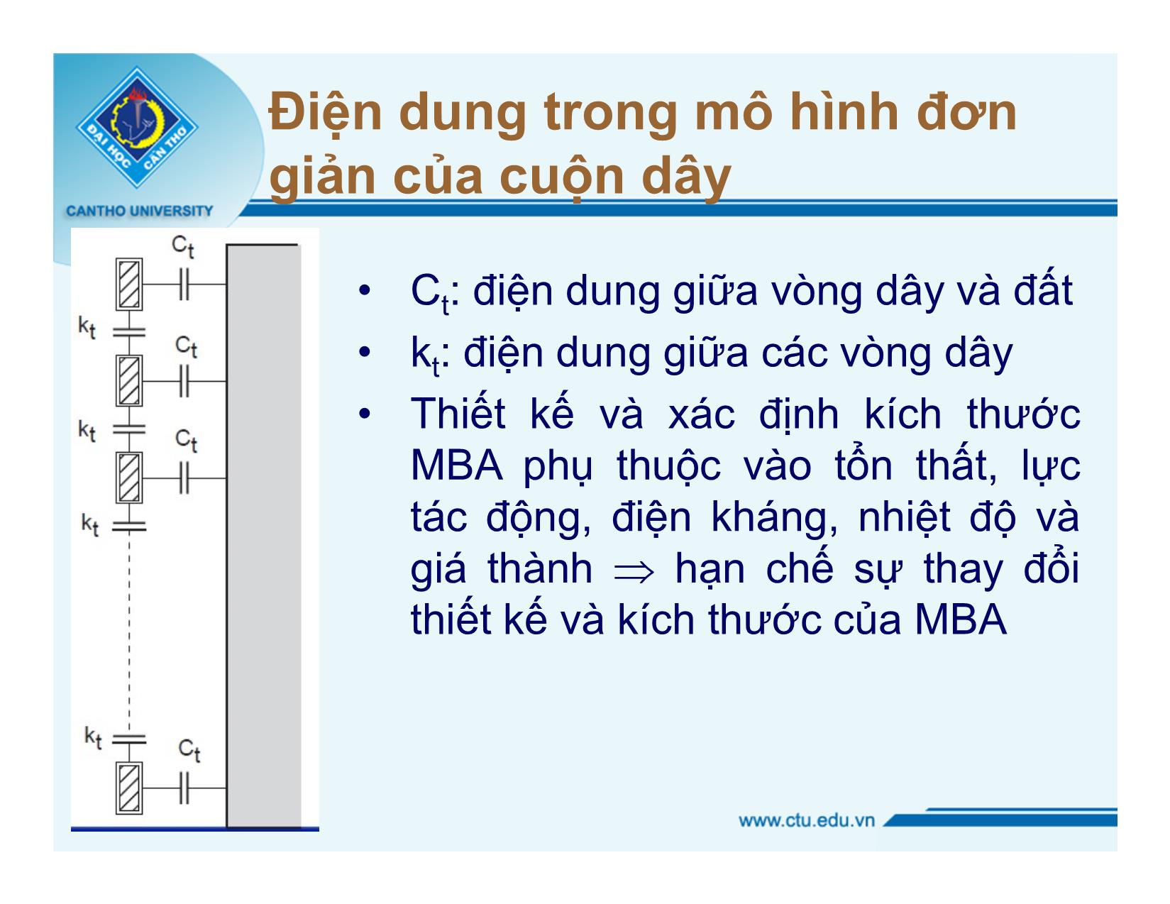 Bài giảng Thiết bị điện cao áp - Chương 5: Điện dung cuộn dây - Nguyễn Văn Dũng trang 2