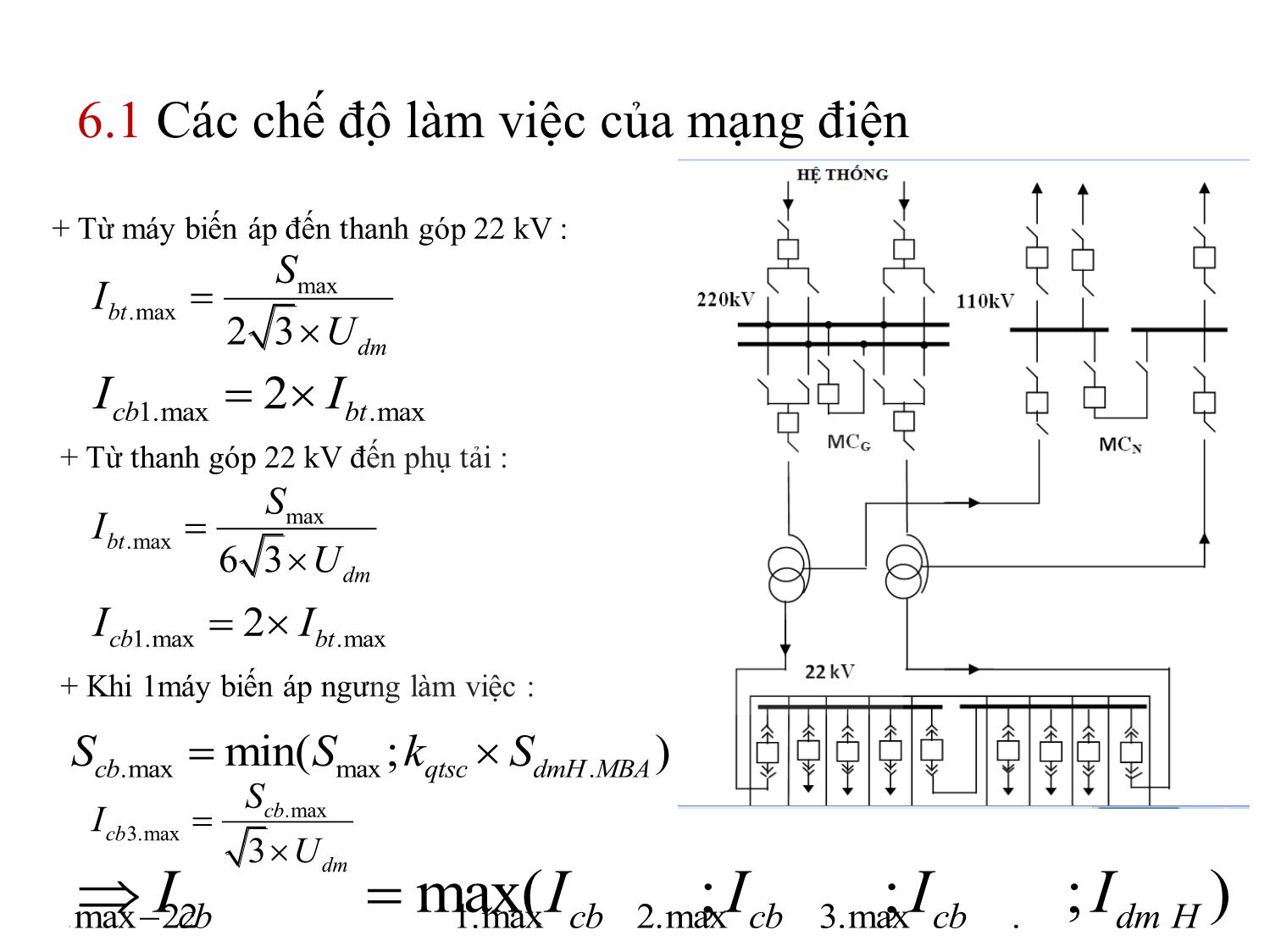 Bài giảng Thiết kế đường dây và trạm biến áp - Chương 6: Chọn khí cụ và các phần dẫn điện - Nguyễn Nhật Nam trang 6