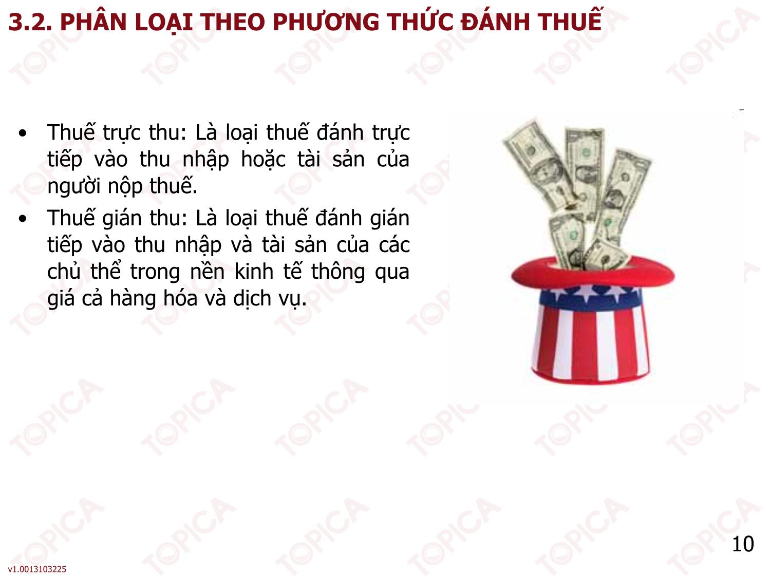 Bài giảng Thuế - Bài 1: Tổng quan về thuế - Nguyễn Minh Đức trang 10