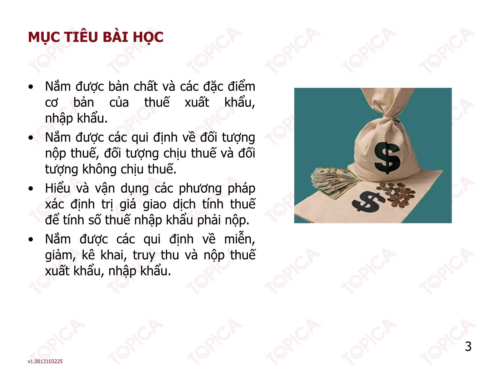 Bài giảng Thuế - Bài 2: Thuế xuất khẩu, nhập khẩu - Nguyễn Minh Đức trang 3