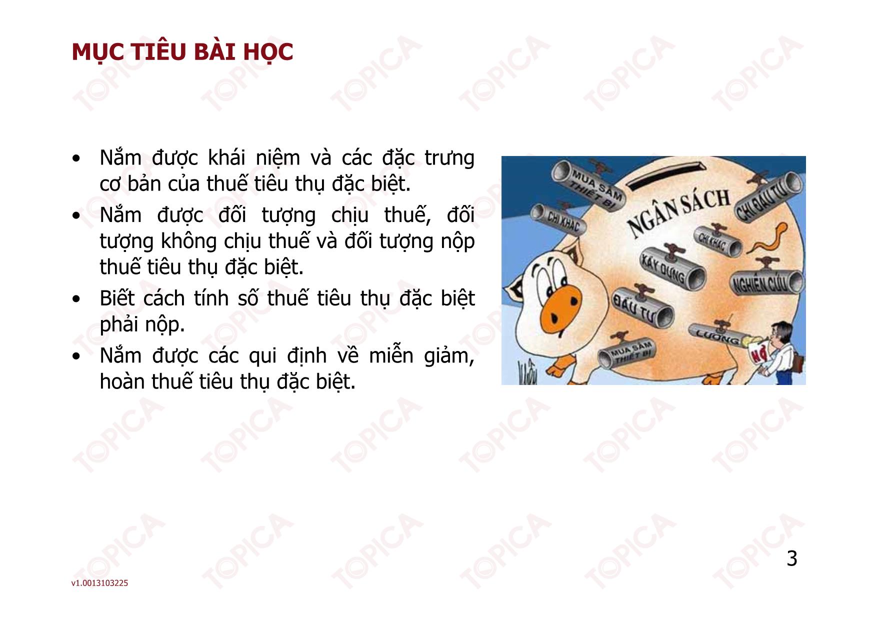 Bài giảng Thuế - Bài 4: Thuế tiêu thụ đặc biệt - Nguyễn Minh Đức trang 3