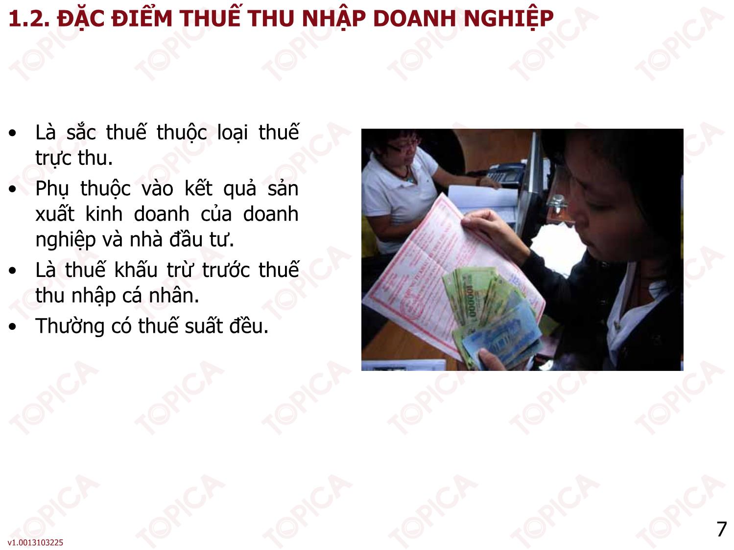 Bài giảng Thuế - Bài 5: Thuế thu nhập doanh nghiệp - Nguyễn Minh Đức trang 7