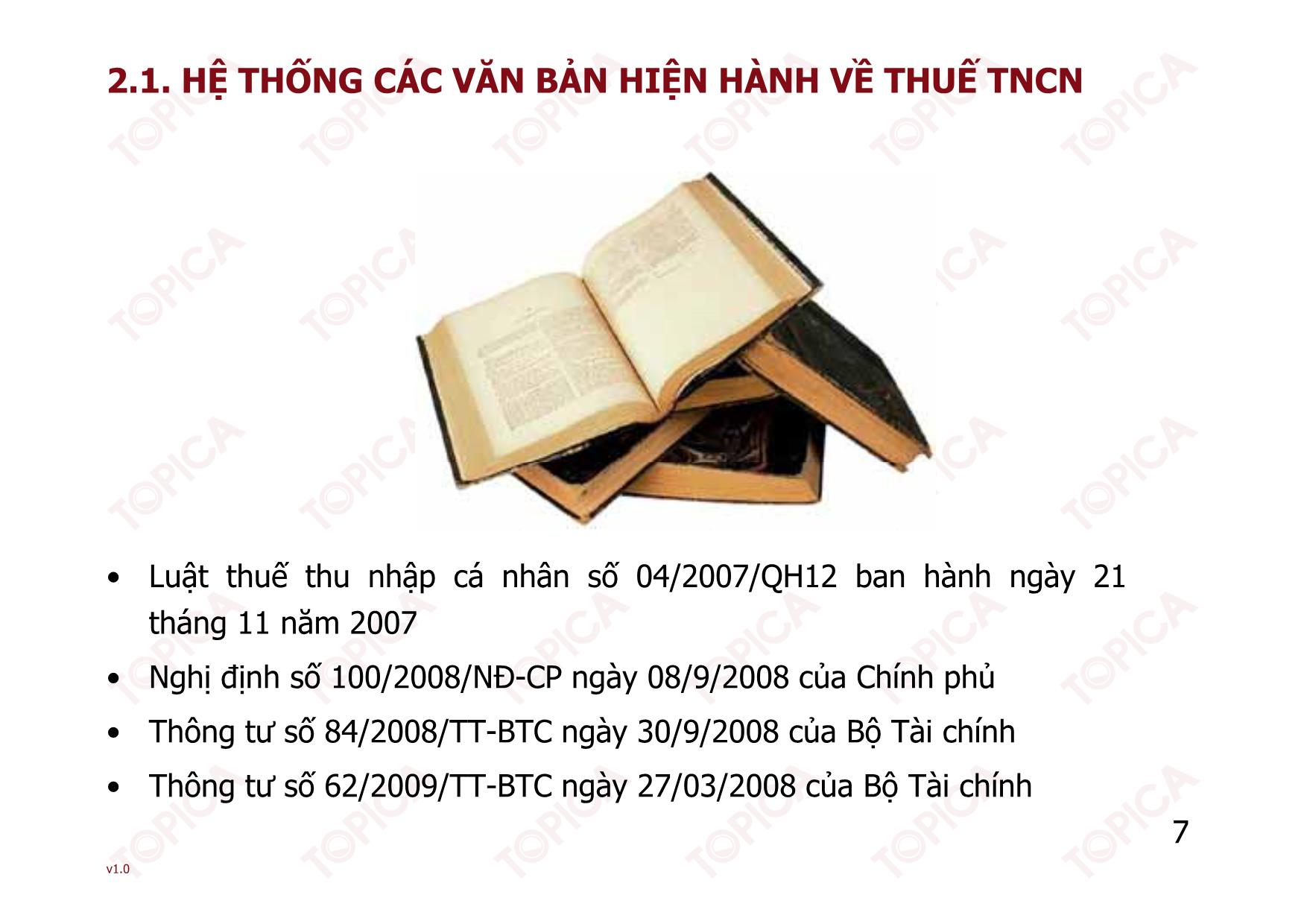 Bài giảng Thuế - Bài 6: Thuế thu nhập cá nhân - Nguyễn Minh Đức trang 7