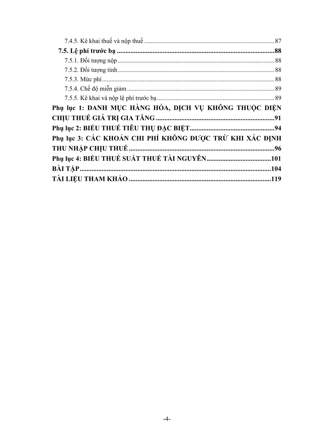 Bài giảng Thuế (Phần 1) - Cao Anh Thảo trang 5