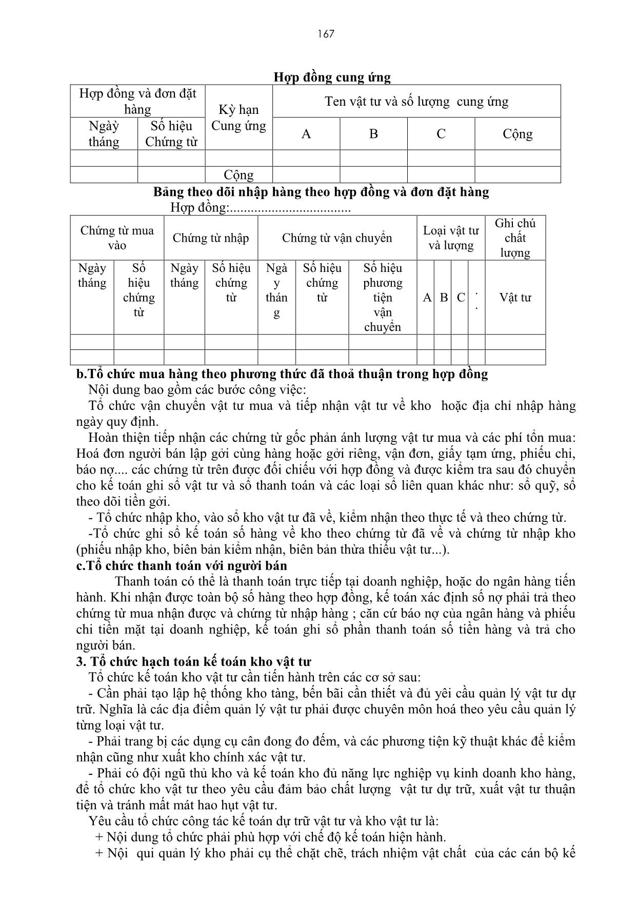 Bài giảng Tổ chức hạch toán kế toán - Chương 4: Tổ chức hạch toán các yếu tố cơ bản của sản xuất kinh doanh trang 7