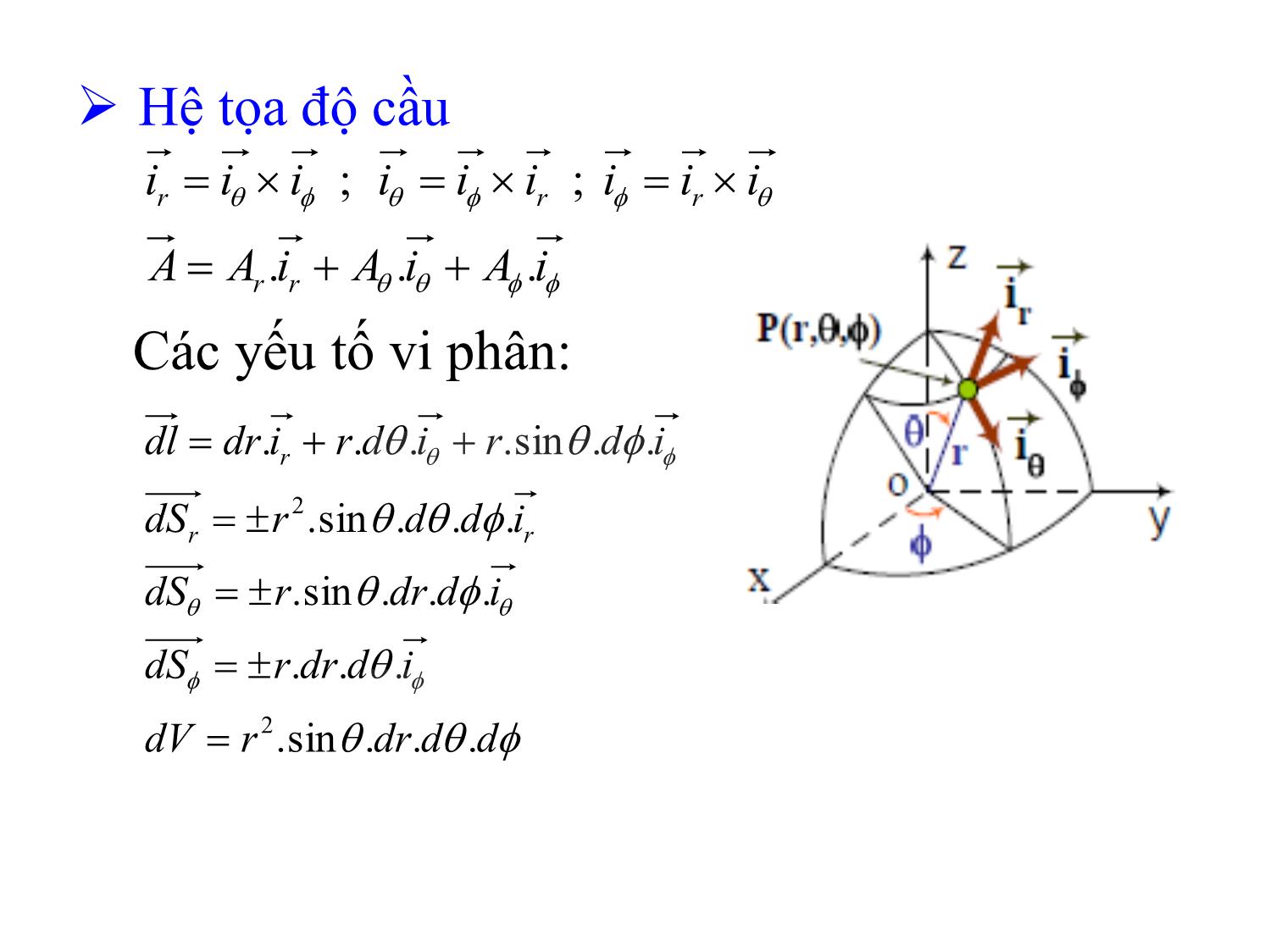 Bài giảng Trường điện từ - Chương 1: Mở đầu trang 6