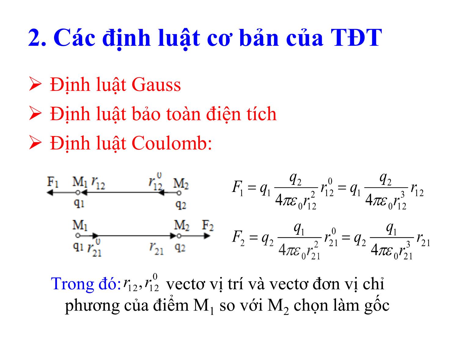 Bài giảng Trường điện từ - Chương 2: Trường điện từ tĩnh trang 4