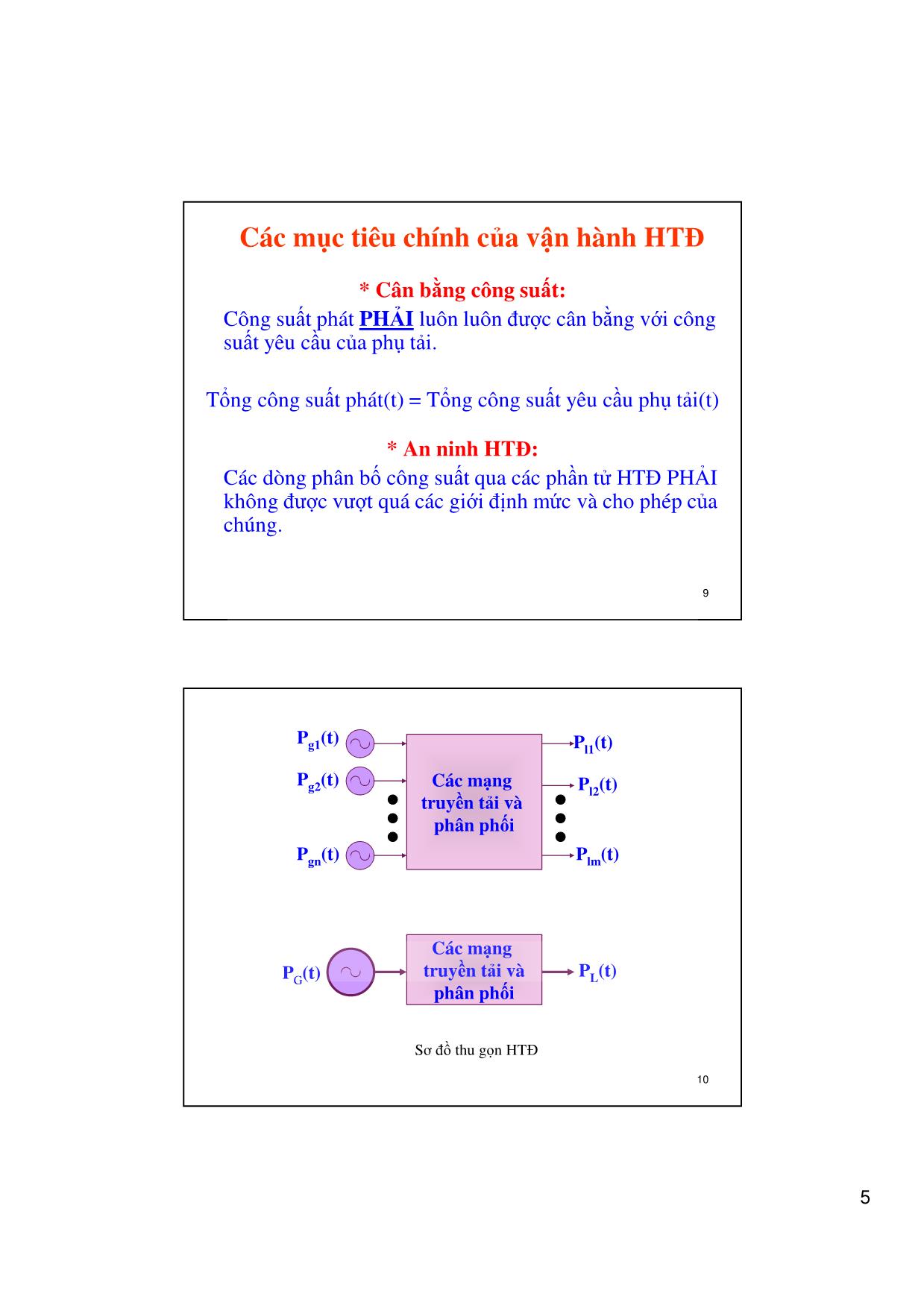 Bài giảng Vận hành và điều khiển hệ thống điện - Chương 1: Đại cương về hệ thống điện - Võ Ngọc Điều trang 5