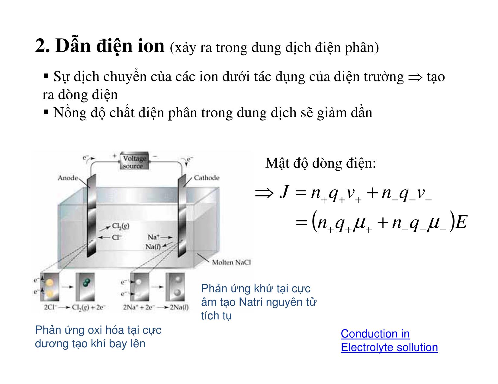 Bài giảng Vật liệu điện - Chương 2, Phần 1: Vật liệu dẫn điện và cáp điện trang 7