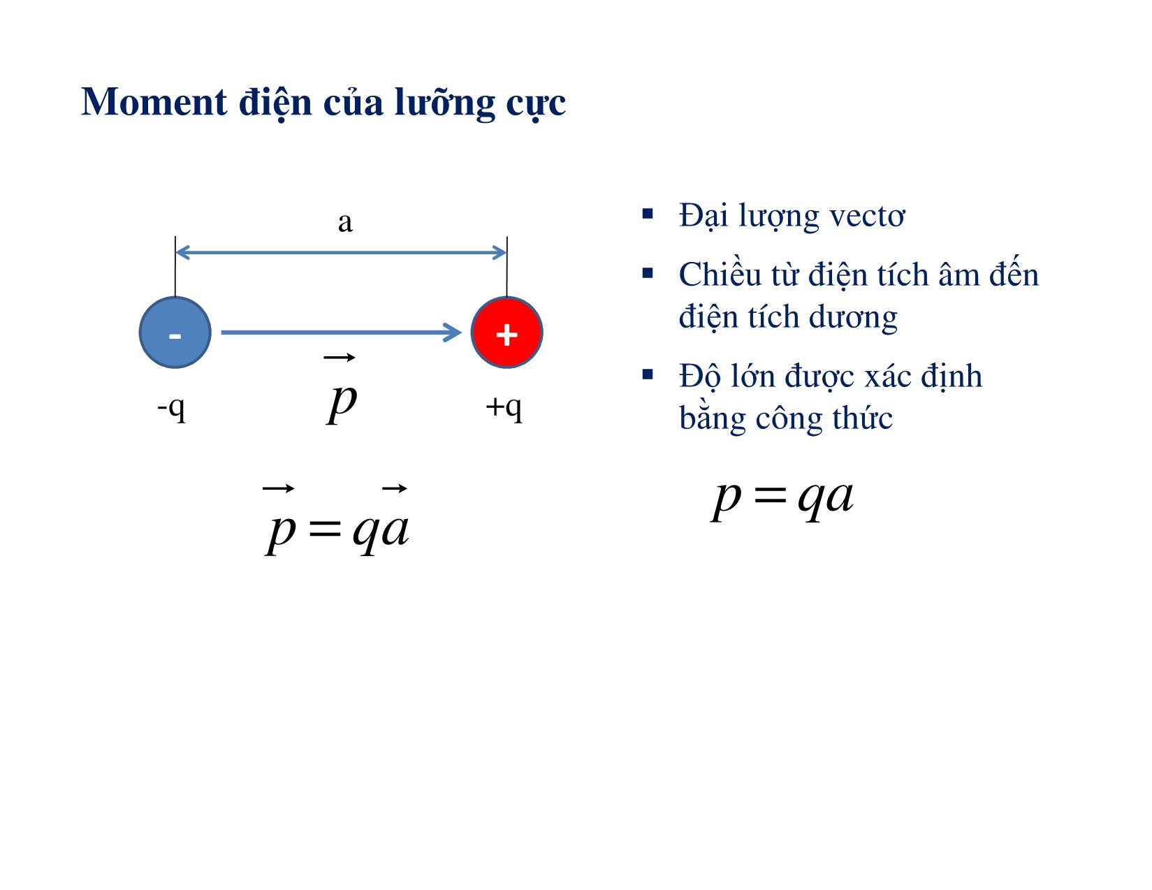 Bài giảng Vật liệu điện - Chương 3: Các quá trình vật lý trong điện môi trang 10