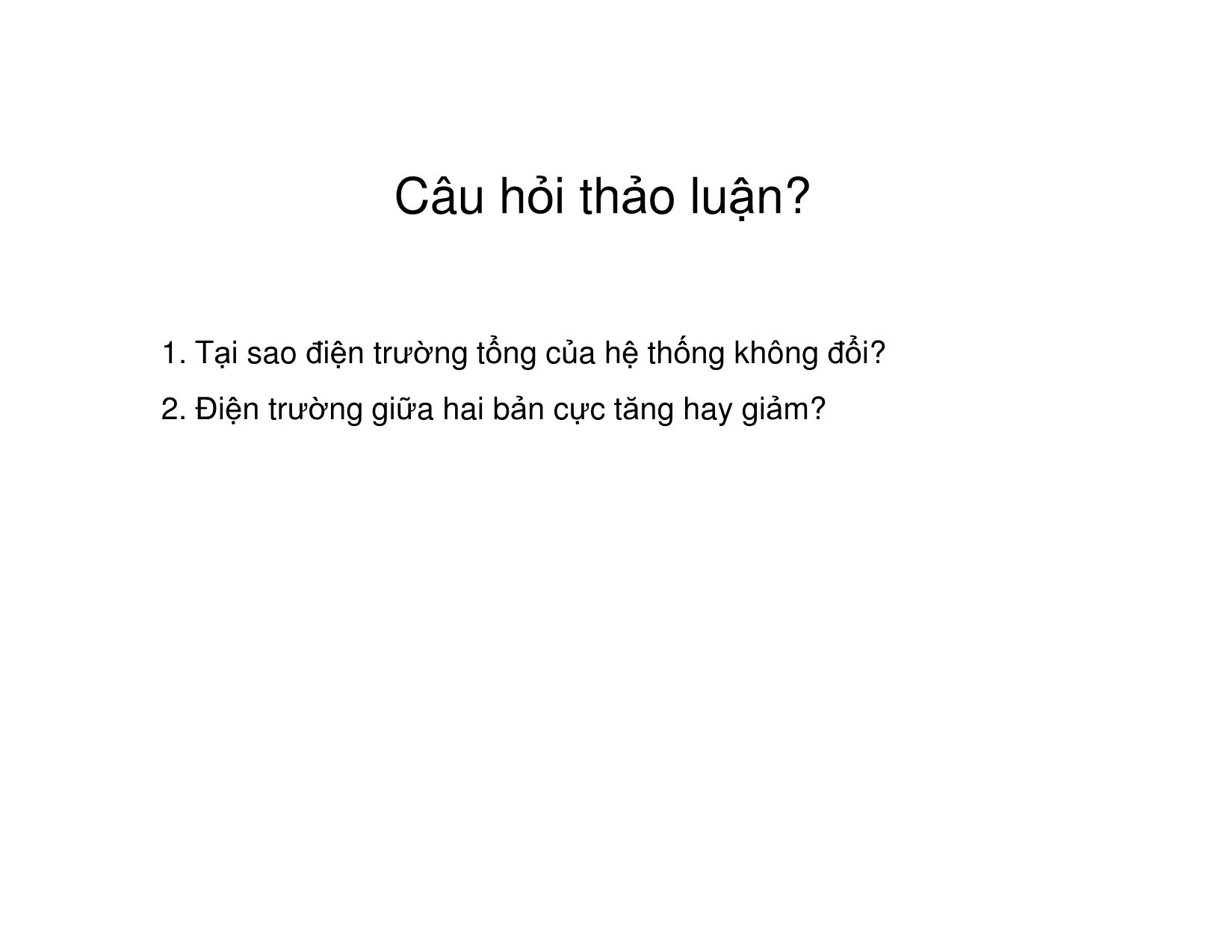 Bài giảng Vật liệu điện - Chương 3: Các quá trình vật lý trong điện môi trang 5