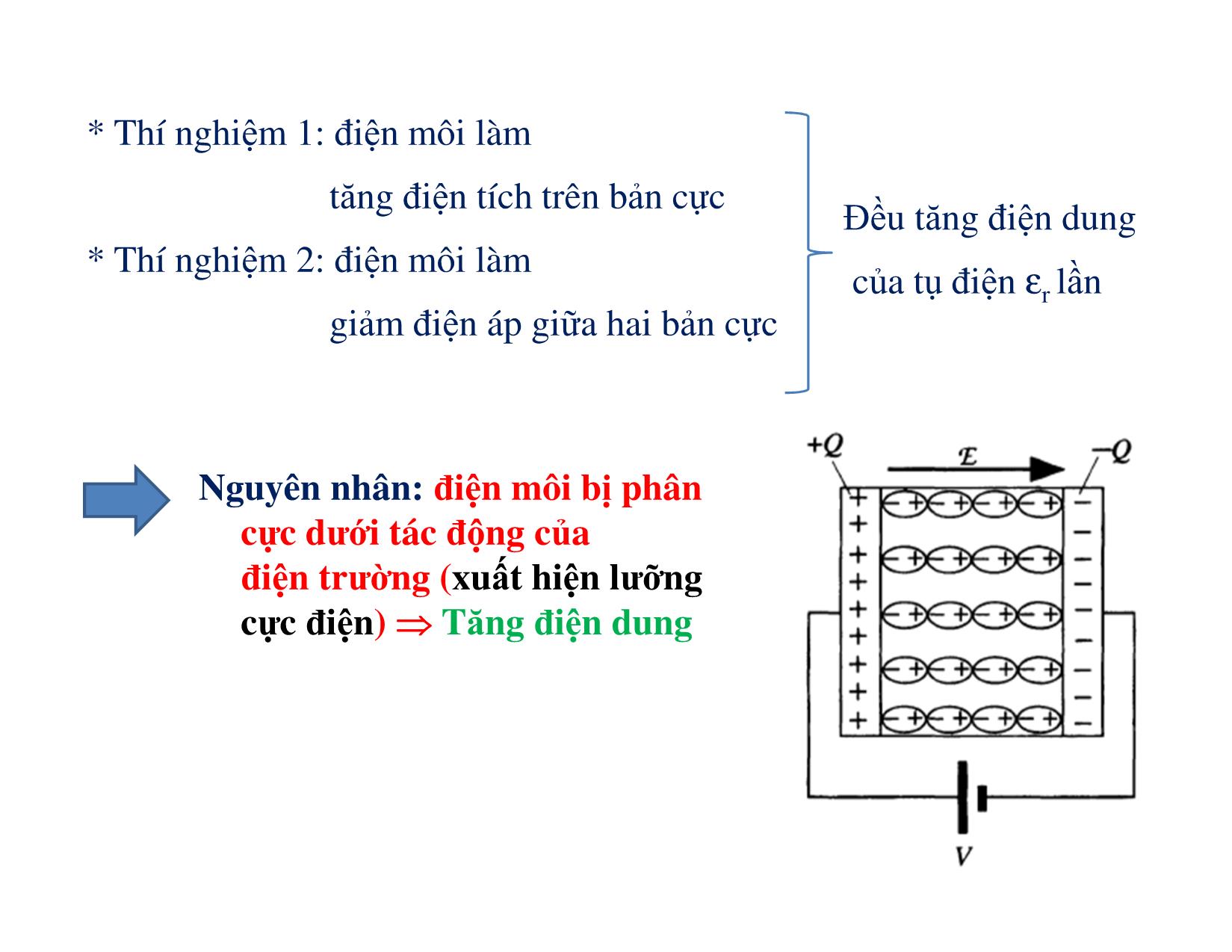 Bài giảng Vật liệu điện - Chương 3: Các quá trình vật lý trong điện môi trang 8