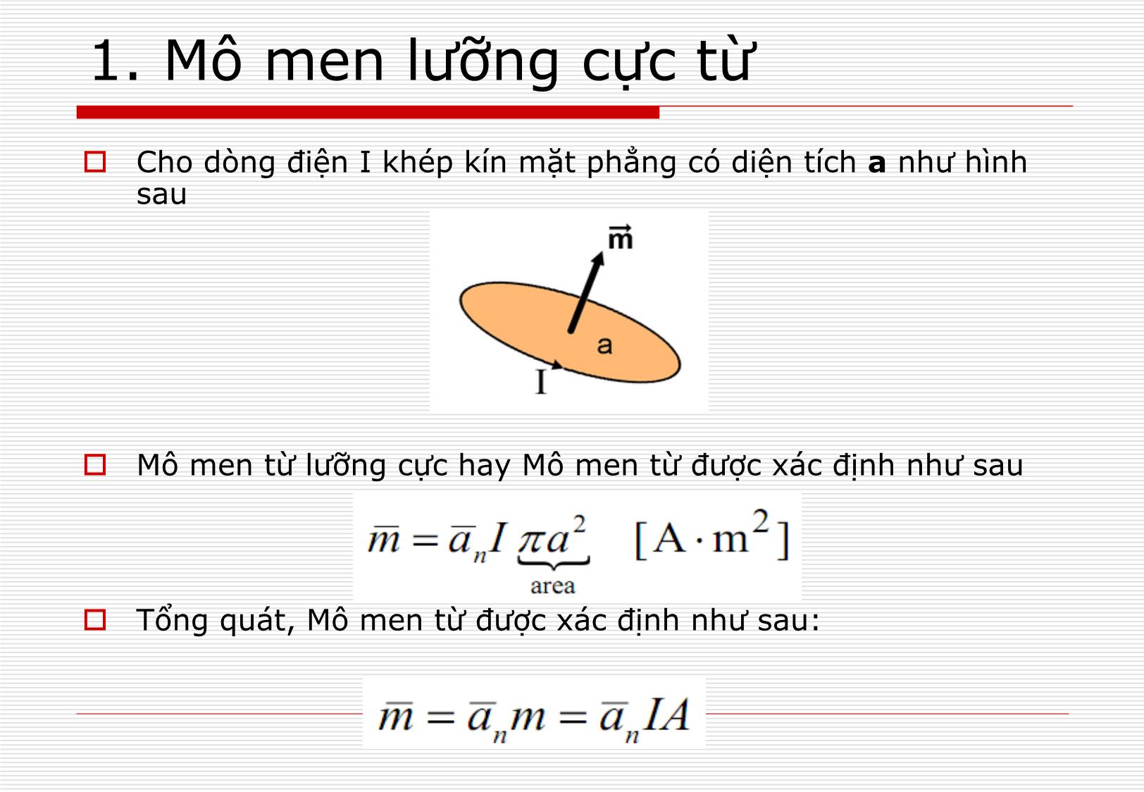 Bài giảng Vật liệu điện - Chương 9: Vật liệu từ trang 4