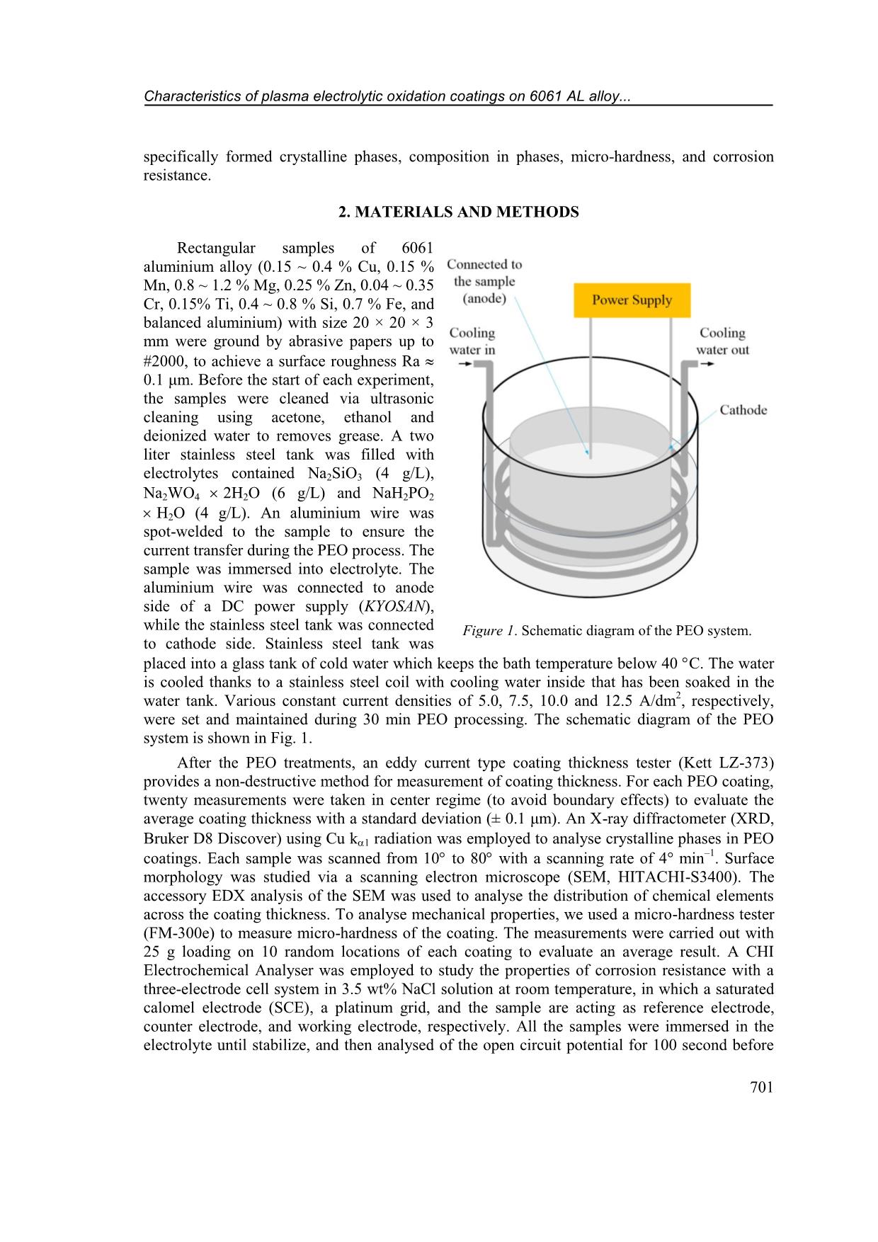 Characteristics of plasma electrolytic oxidation coatings on 6061 al alloy prepared at different current densities trang 3