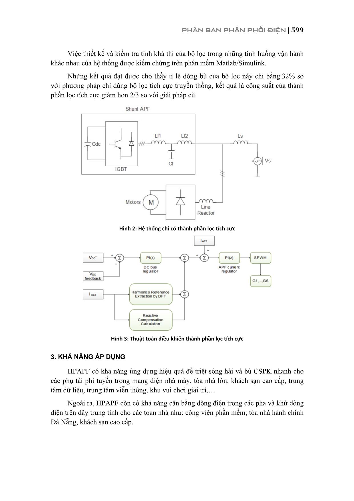 Chiến lược kết nối bộ lọc tích cực và bộ lọc thụ động để loại bỏ dòng điện bậc cao và cải thiện hệ số công suất trong hệ thống điện 3 pha trang 3